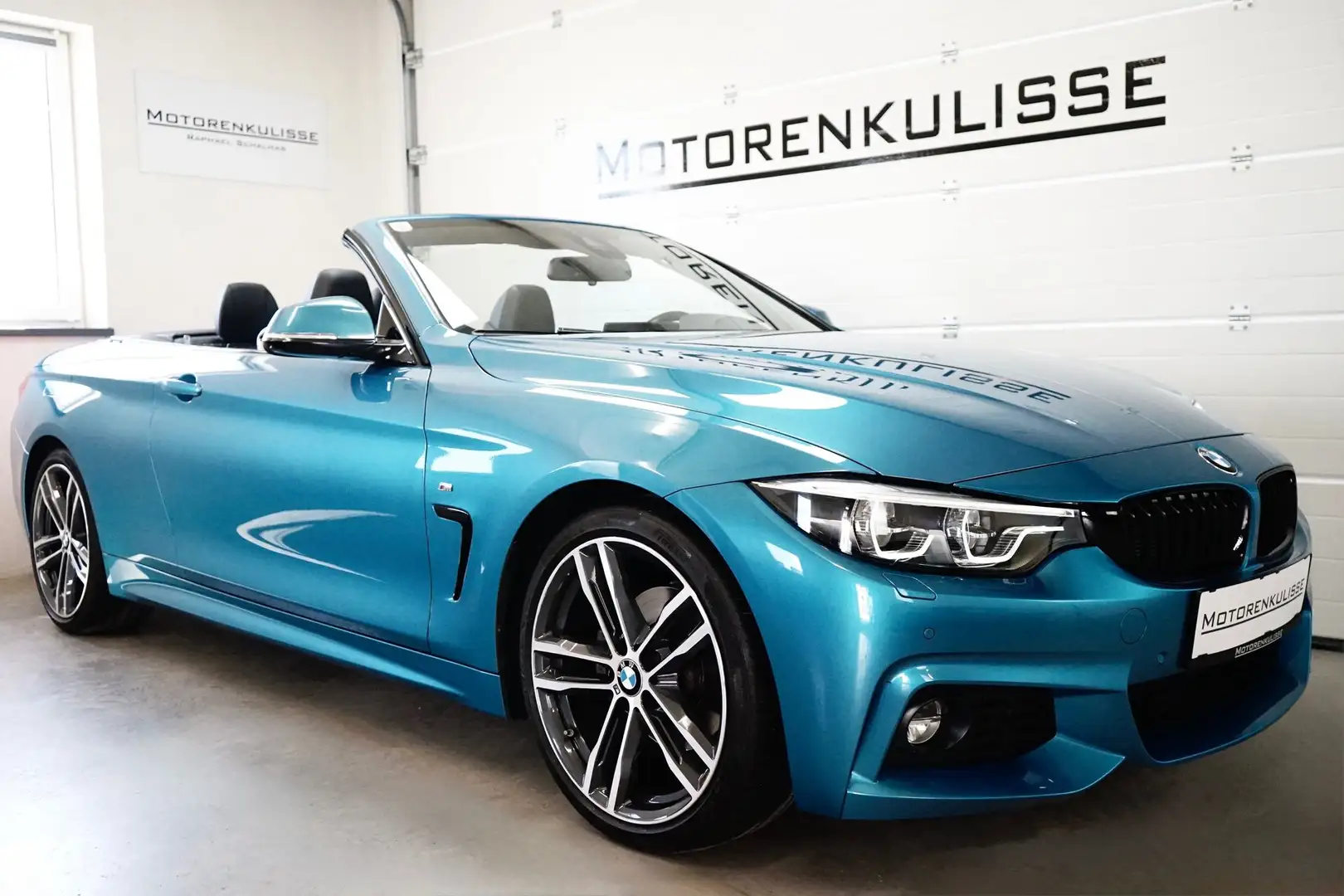 BMW 420 d Cabrio M Sport Aut. - adapt LED - Navi Prof. - Blau - 2