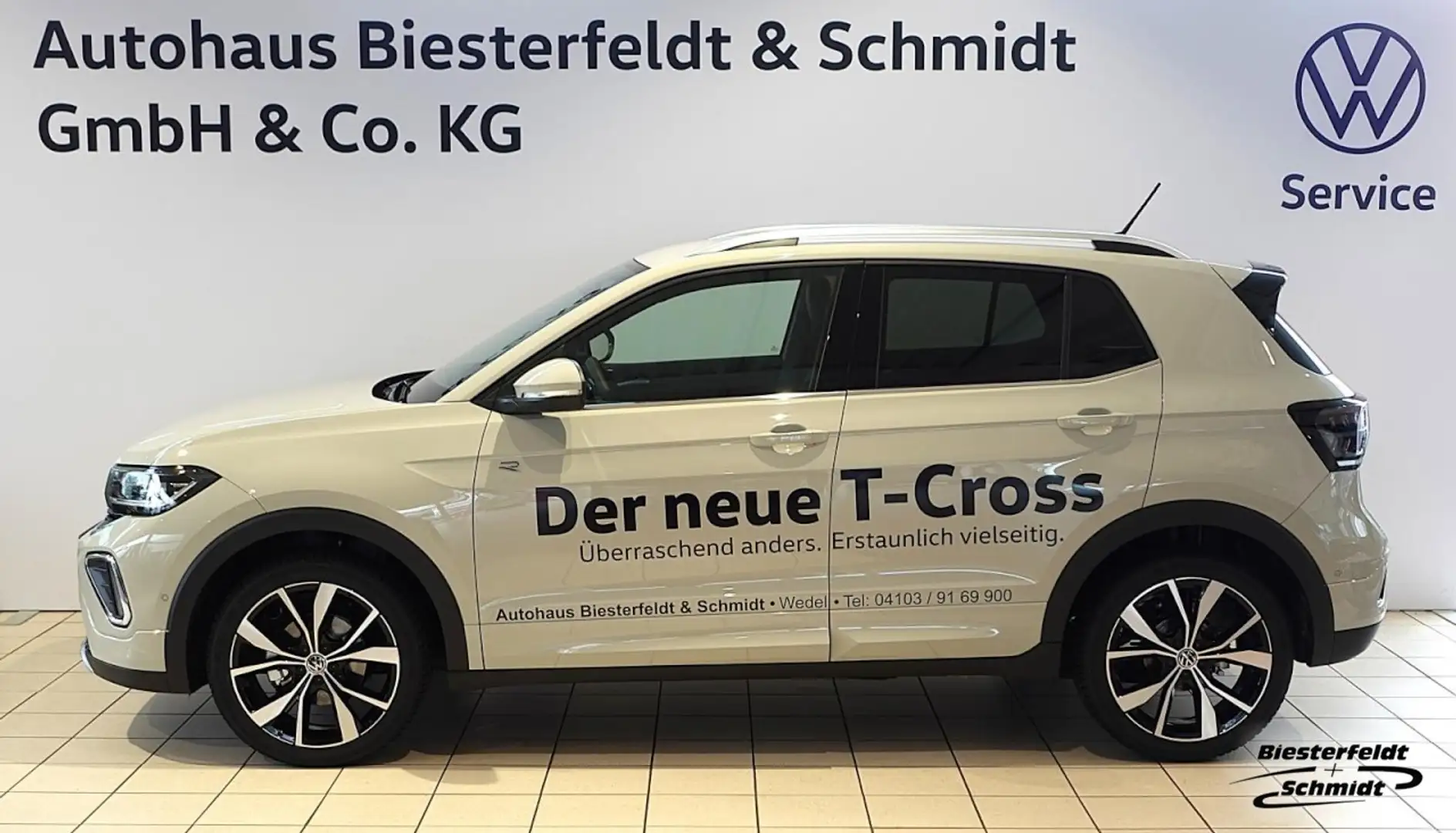 Volkswagen T-Cross 1.5TSI R-Line DSG LED AHK RFK Klima GJR Klima Grau - 1