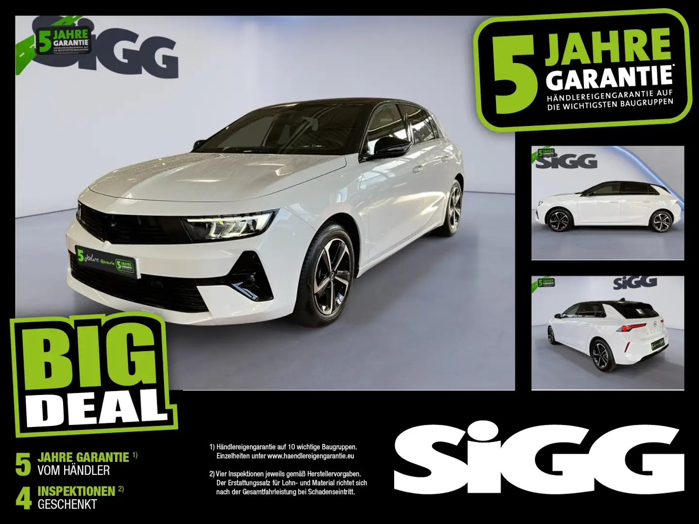 Opel Astra L 1.2 Turbo GS 2xKlima 360 DynLicht KlimaA Weiß - 1