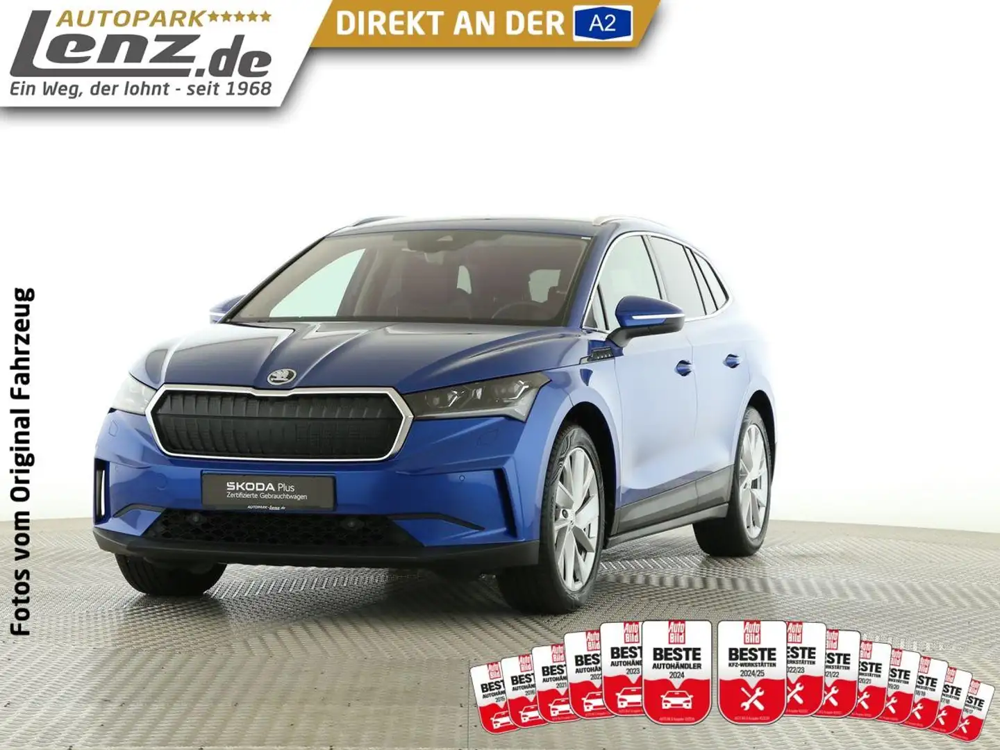 Skoda Enyaq 60 Matrix Navi Kamera SHZ Smartlink ACC LM Blau - 1