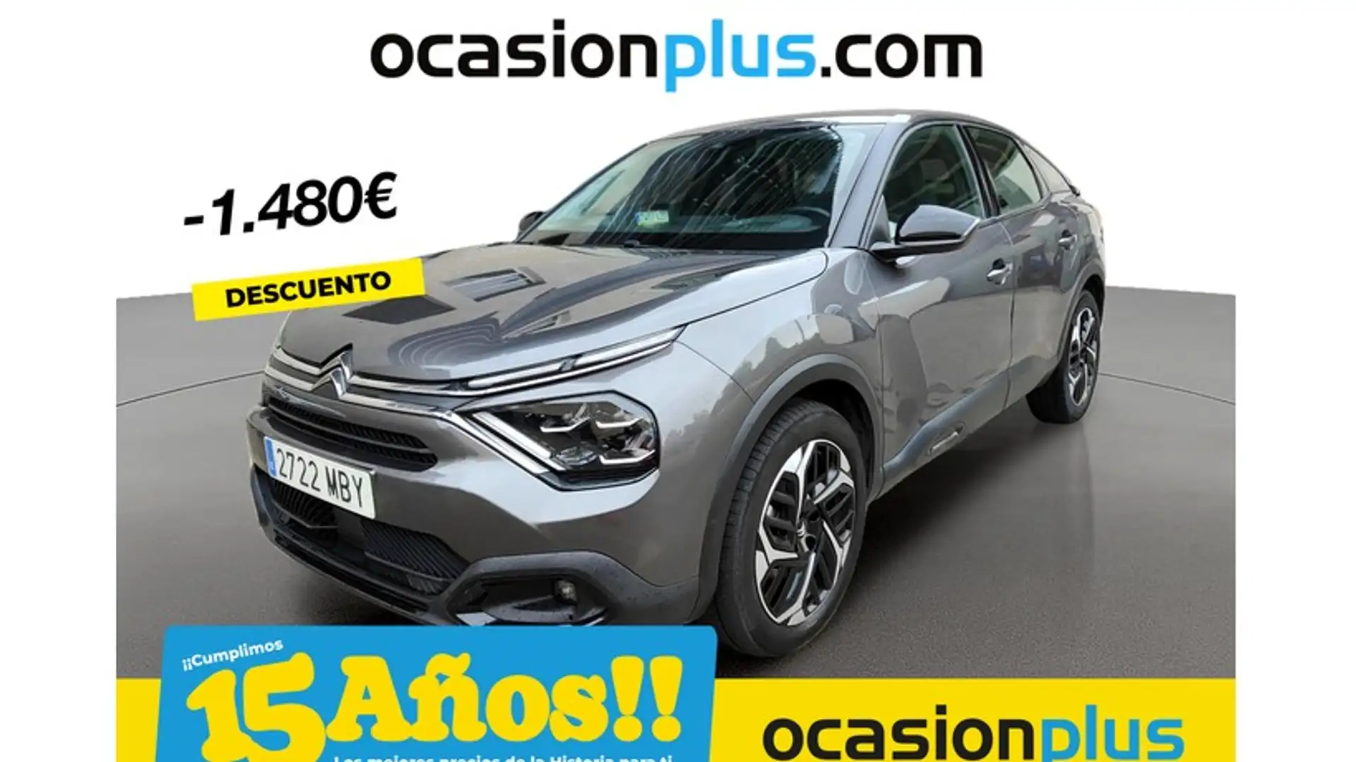 Citroen C4 1.5 BlueHDI S&S Feel Pack EAT8 130 Gris - 1