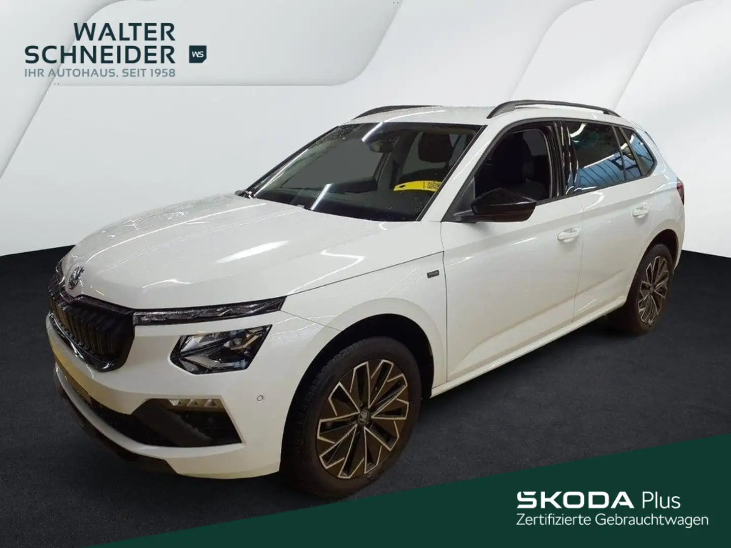Skoda Kamiq 1.0 TSI DSG Selection AHK Navi LED ACC SHZ Weiß - 1