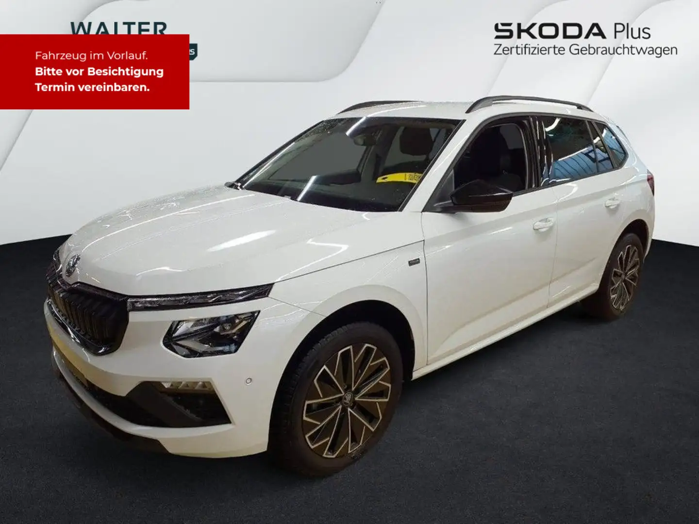 Skoda Kamiq 1.0 TSI DSG Selection AHK Navi LED ACC SHZ Weiß - 2