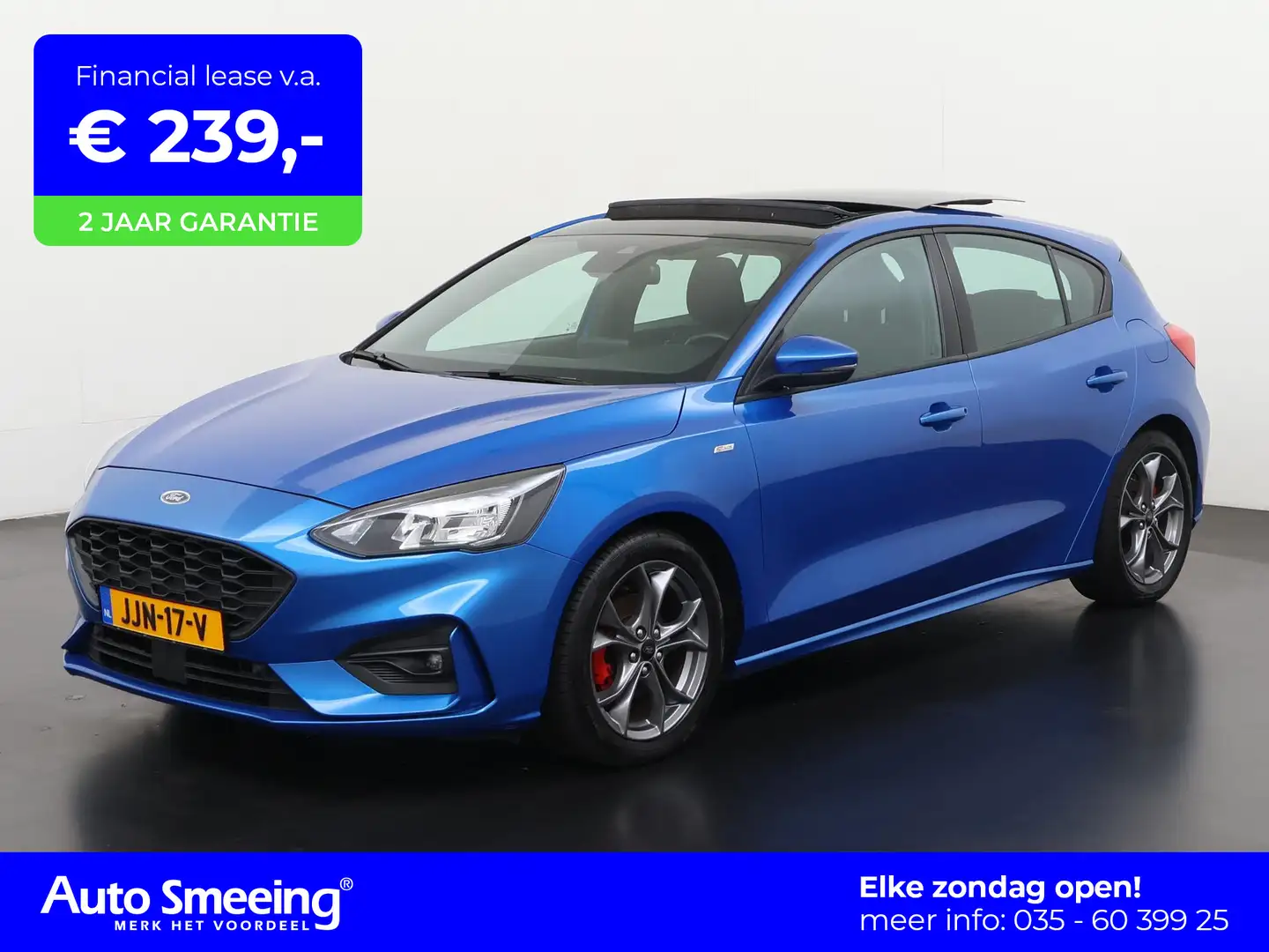 Ford Focus 1.0 EcoBoost ST Line | Schuifdak | Zondag Open! Bleu - 1