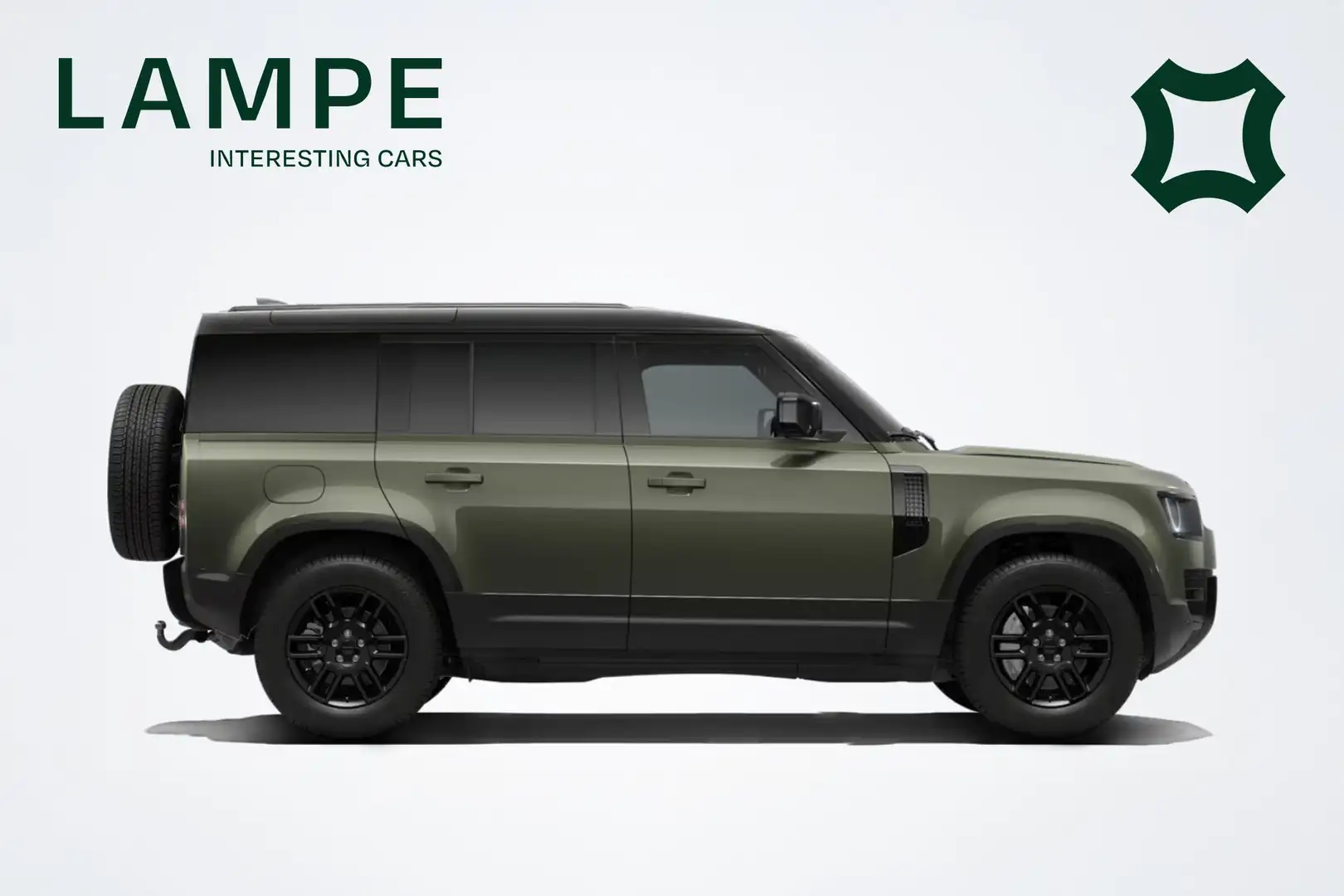 Land Rover Defender 110 D250 S Hard Top Lichte Vracht 3-Zit Trekhaak Zelená - 2