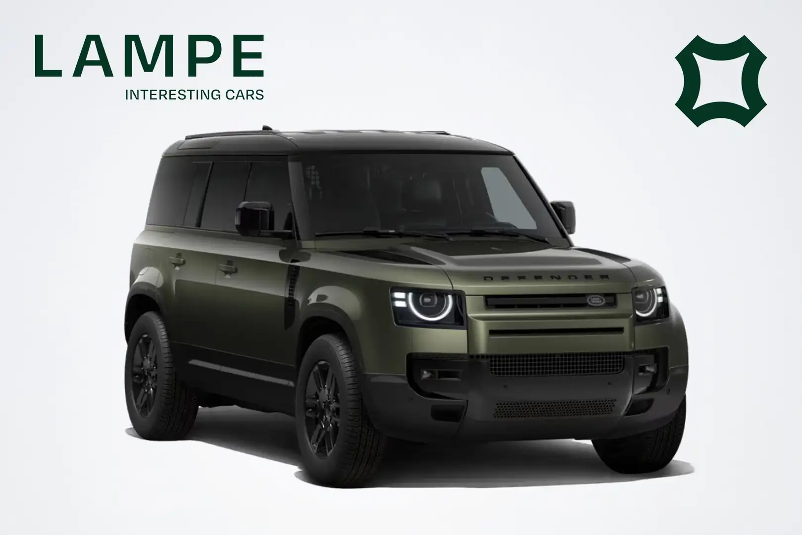 Land Rover Defender 110 D250 S Hard Top Lichte Vracht 3-Zit Trekhaak Zelená - 1