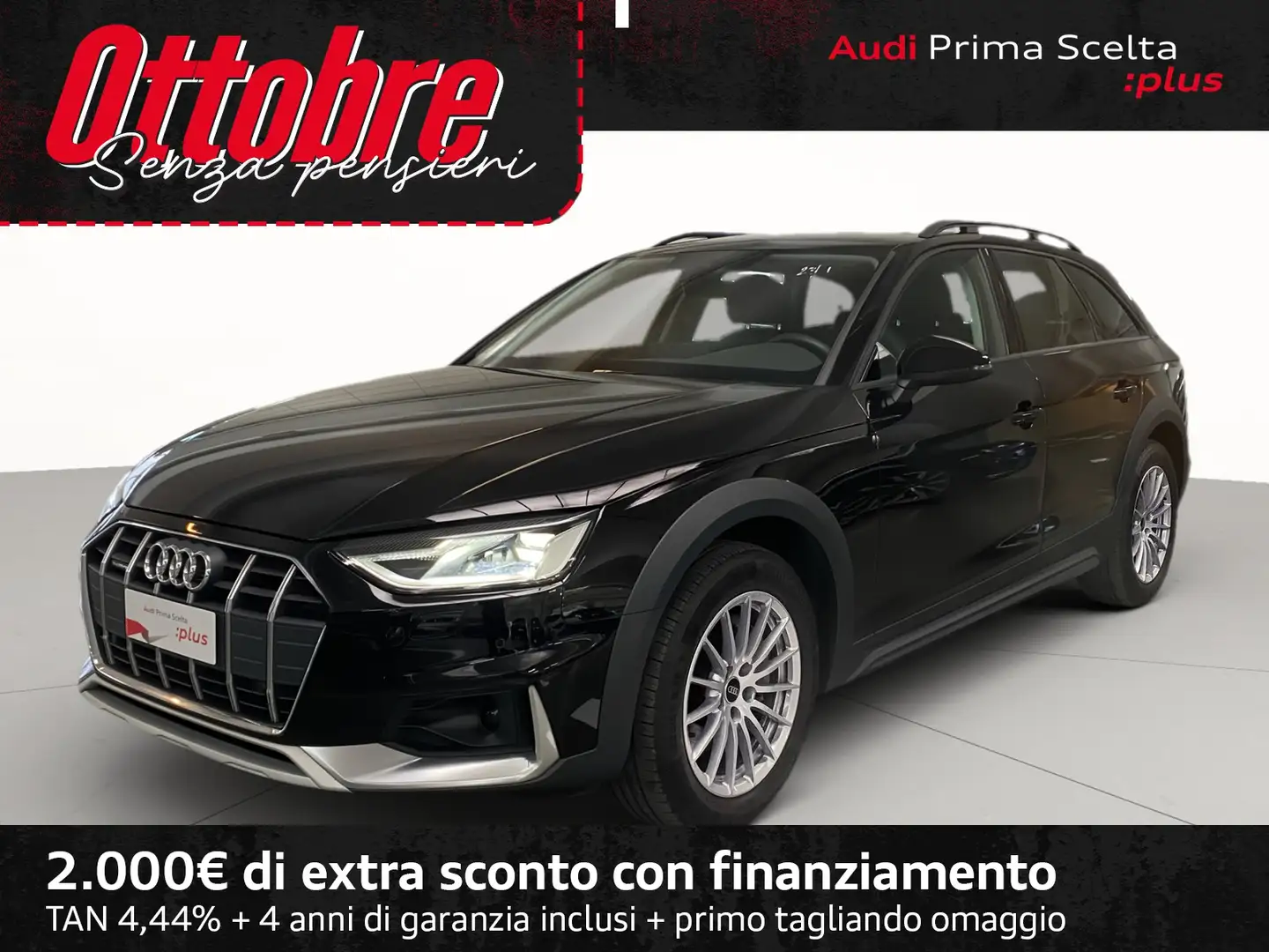 Audi A4 allroad allroad 40 2.0 tdi mhev quattro 204cv s-tronic Noir - 1