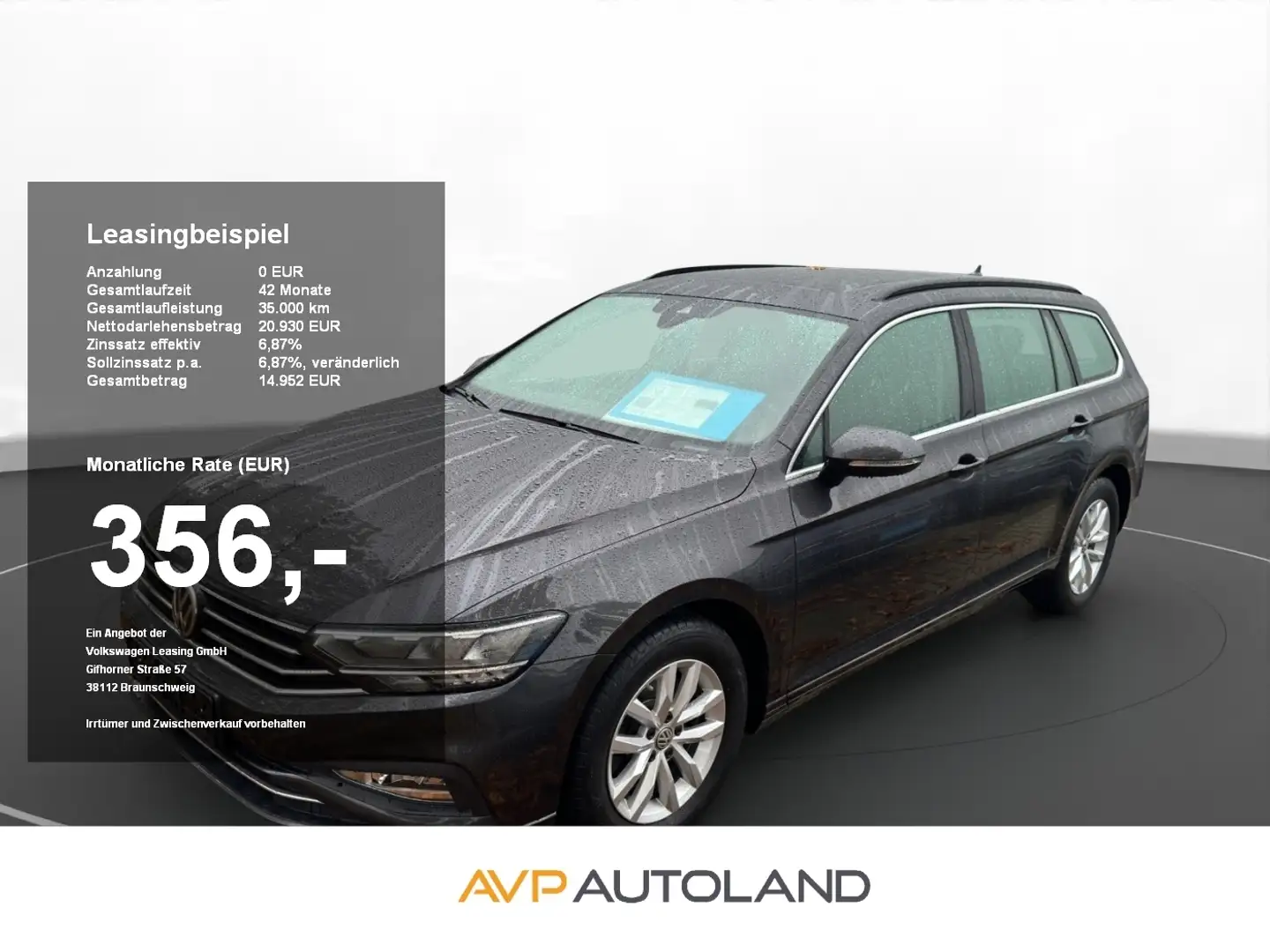 Volkswagen Passat Variant 1.6 TDI DSG Business | PANO | Grau - 1