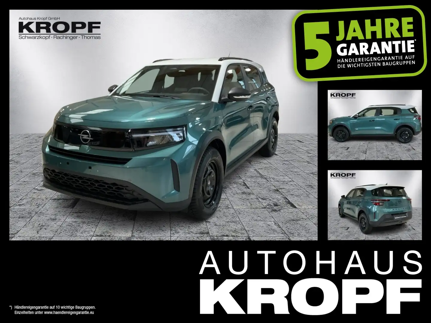 Opel Frontera 100kW 1.2 Edition FIN ab 2,99% LED+PDC Grün - 1