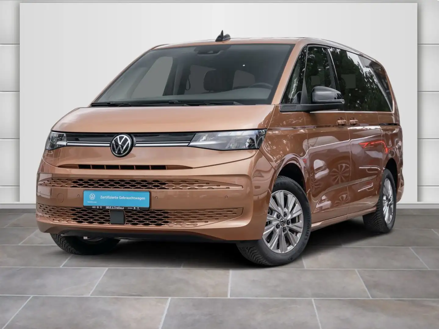 Volkswagen T7 Multivan Lang Life 1.4 eHybrid DSG NAV AHK LEDER Marrone - 2