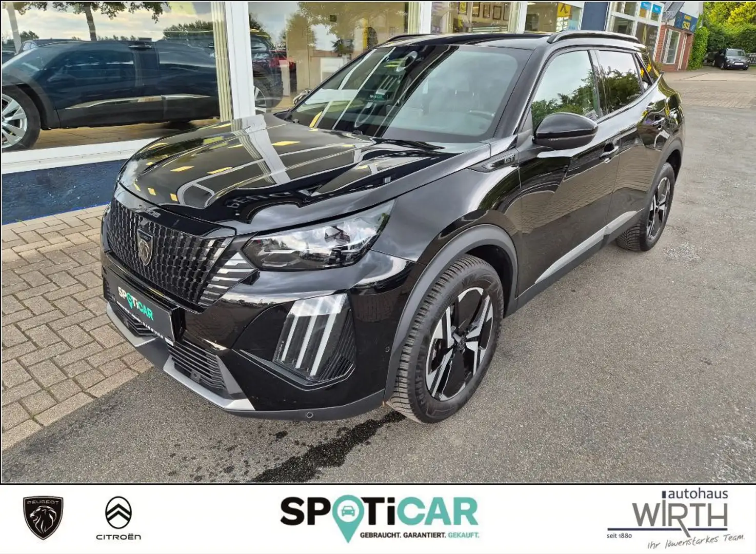 Peugeot 2008 GT 130 EAT8 NAVI+ACC+360°CAM+INDUKTION Schwarz - 1