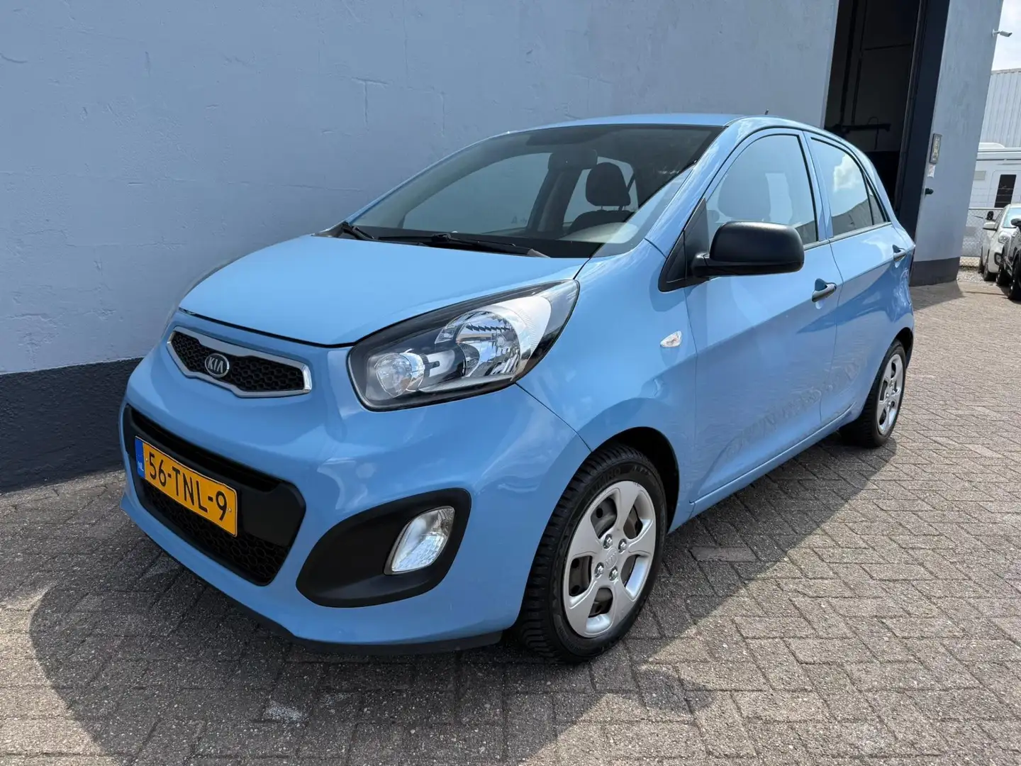 Kia Picanto 1.2 CVVT Comfort Pack AUTOMAAT - Airco Blauw - 1