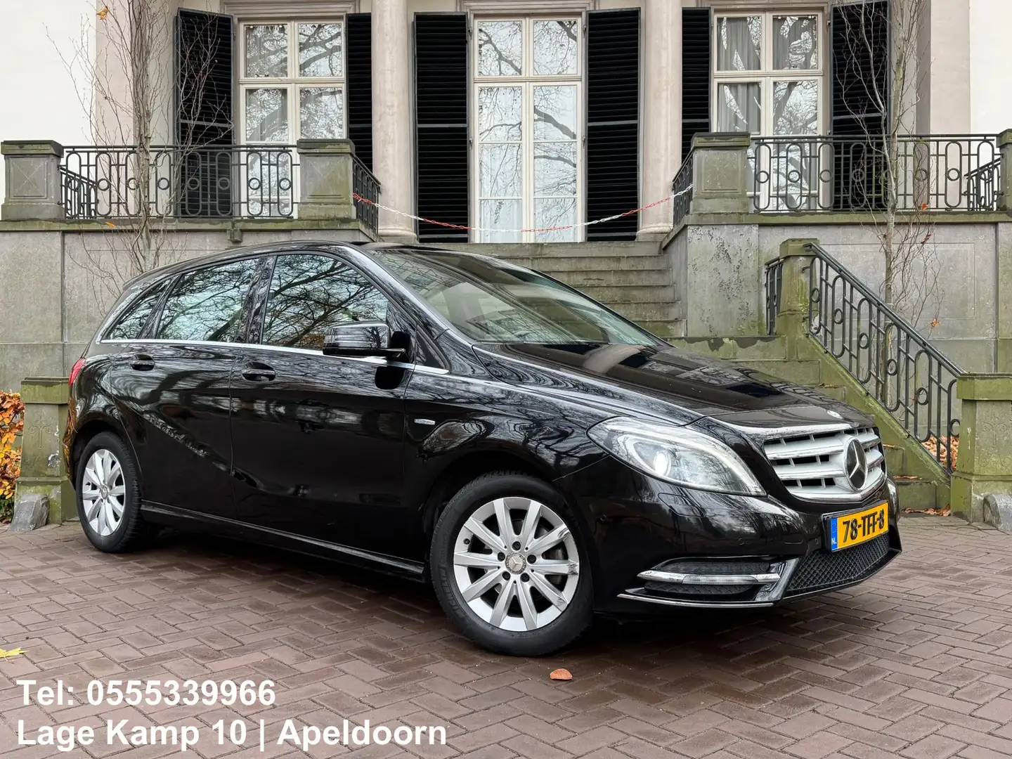 Mercedes-Benz B 180 Xenon/Led Navi Airco Cruise Ctr Pdc V+A Lmv Zwart - 1