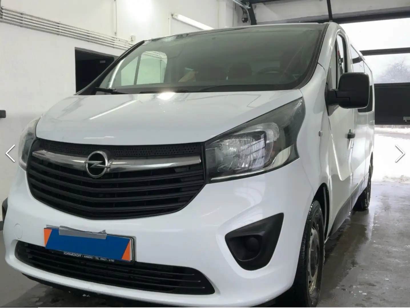 Opel Vivaro B 1.6 BiTurbo L2H1 2,9t (9xSITZER*KLIMA*PDC) Blanc - 1