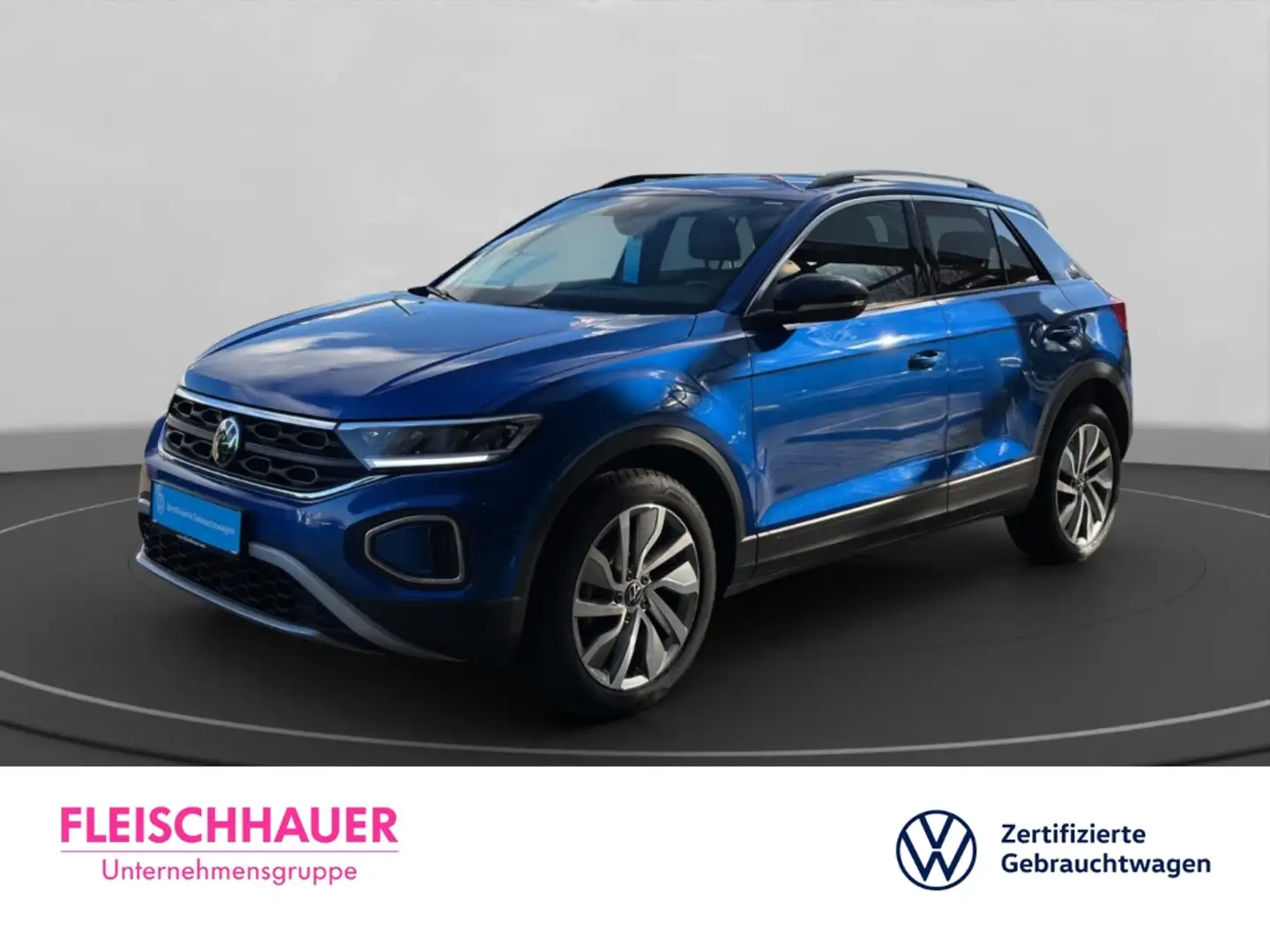 Volkswagen T-Roc Goal 2.0 Life+SHZ+KAMERA+LED+NAVI+ACC+DAB Blau - 1