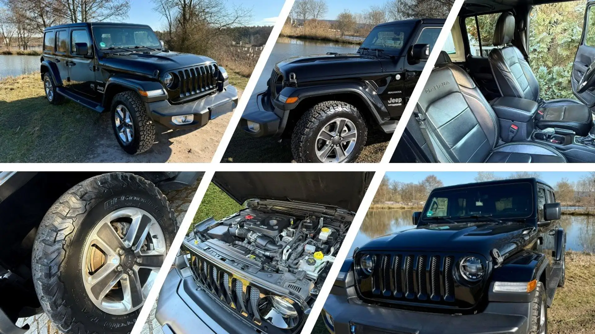 Jeep Wrangler Wrangler Unlimited 2.2 CRDi Hardtop AWD Automatik Schwarz - 1