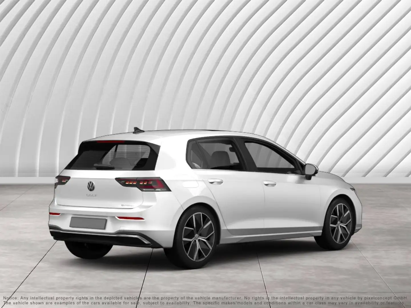 Volkswagen Golf VIII Lim. Life ACC NAVI LED PDC V+H DAB LM Weiß - 2