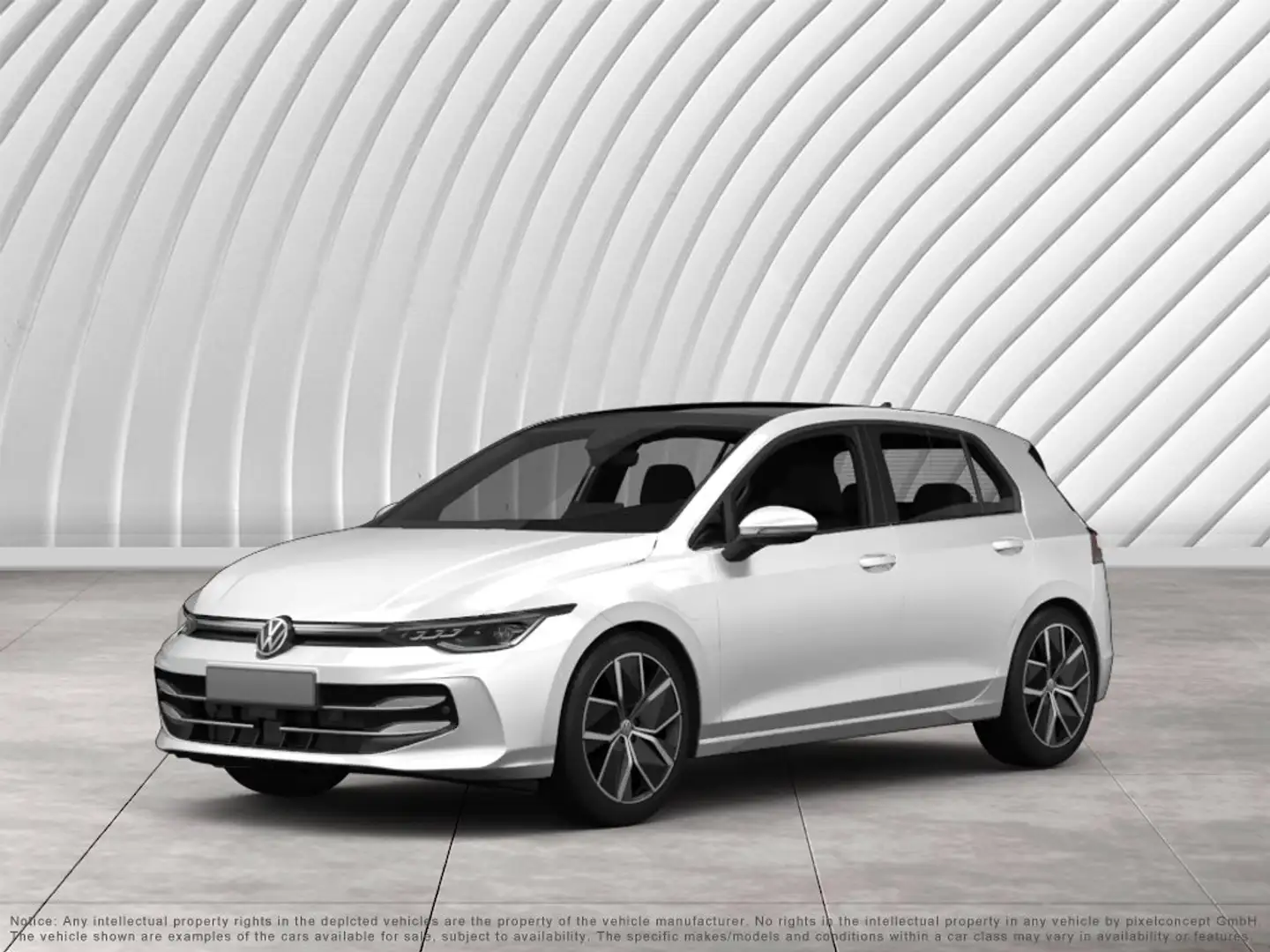 Volkswagen Golf VIII Lim. Life ACC NAVI LED PDC V+H DAB LM Weiß - 1