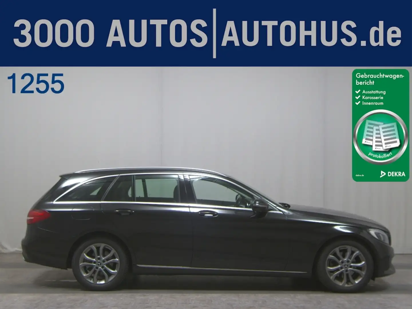 Mercedes-Benz C 200 T d- G Avantgarde Navi LED Leder el.Heck Noir - 1