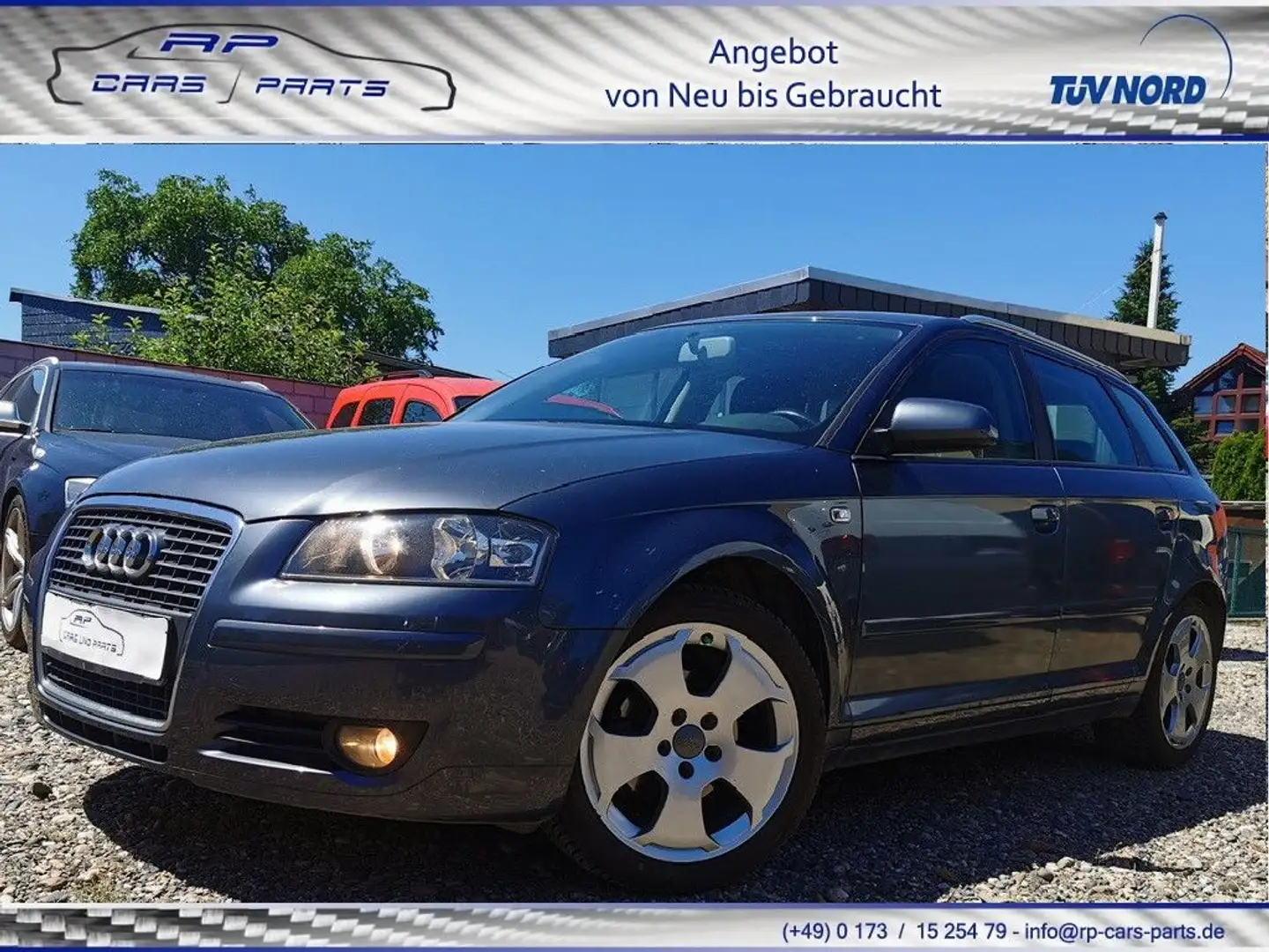Audi A3 Sportback 1.6 FSI Ambition#Klima#Temp#PDC#AHK Grau - 1