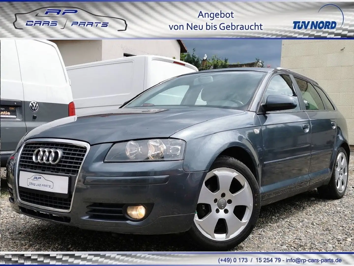 Audi A3 Sportback 1.6 FSI Ambition#Klima#Temp#PDC#AHK Grau - 1