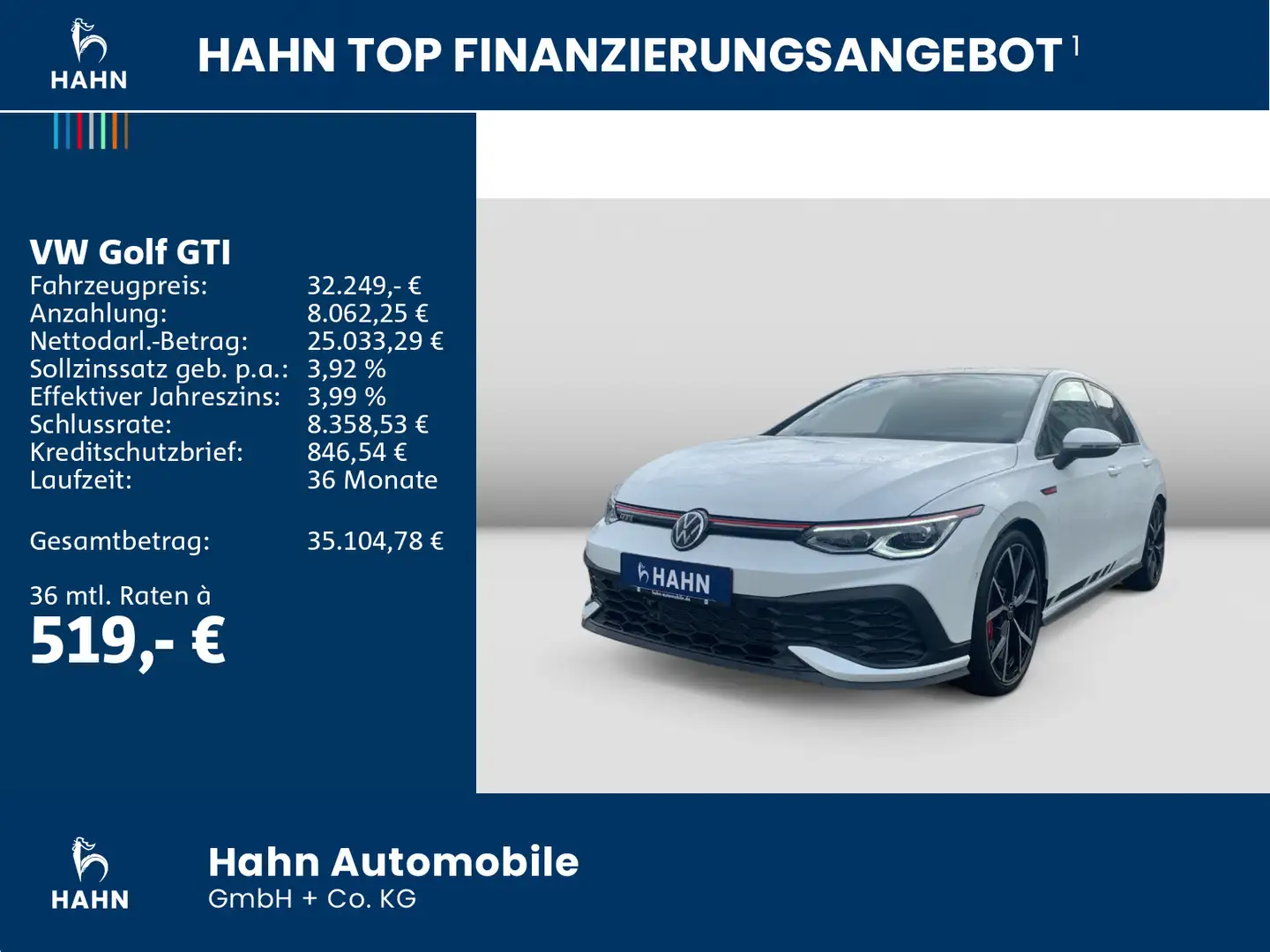 Volkswagen Golf GTI Clubsport 2.0TSI DSG Leder Pano HuD Cam Weiß - 2