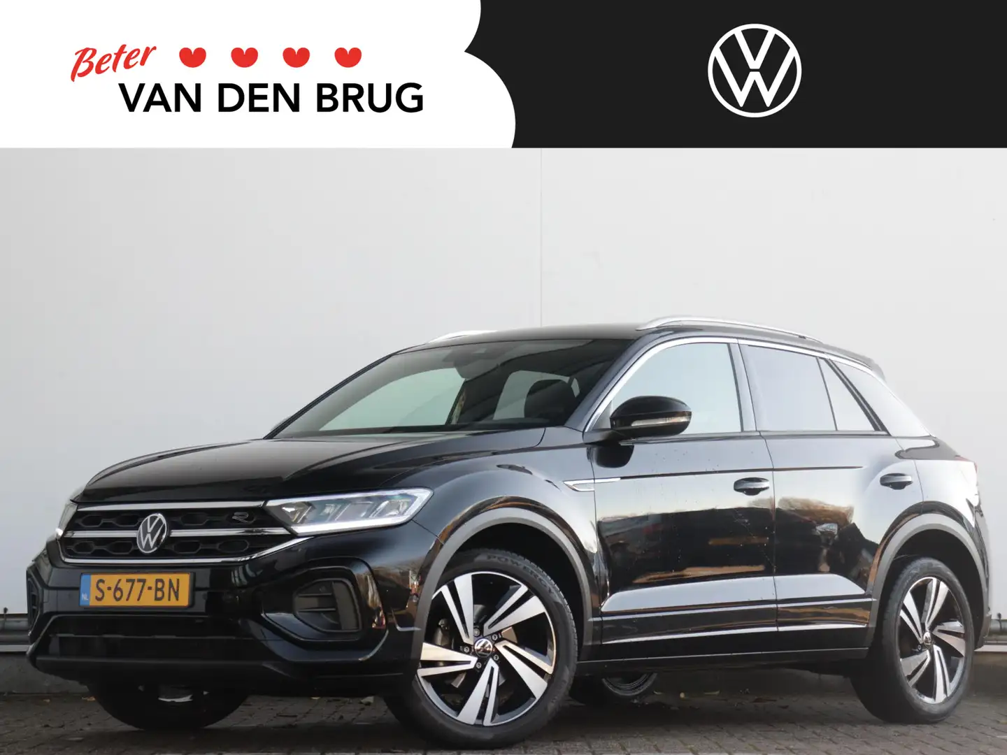 Volkswagen T-Roc 1.0 TSI R-Line | NL-auto | Navigatie | Achteruitri Noir - 1