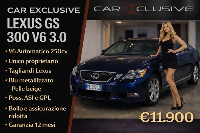 Lexus GS 300 Ambassador-UniPro-TagliandiLex-Perfetta-Unica