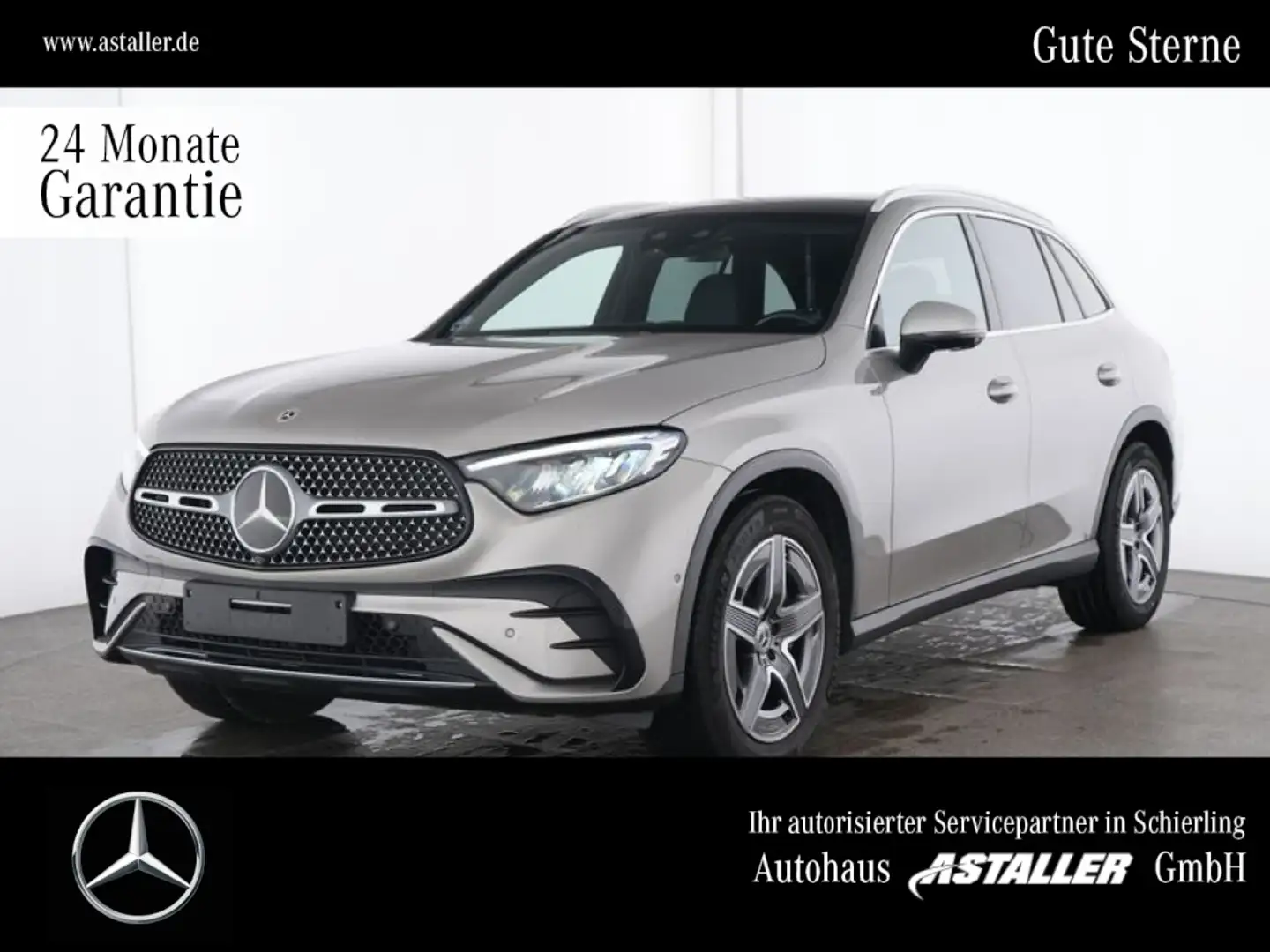 Mercedes-Benz GLC 300 4M AMG Line 2x MBUX+Led+Pano+AHK+Distro Silber - 1