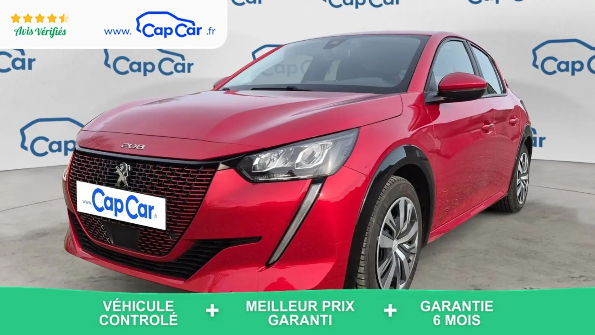 Peugeot 208 136 100 kWh Active Rouge - 1