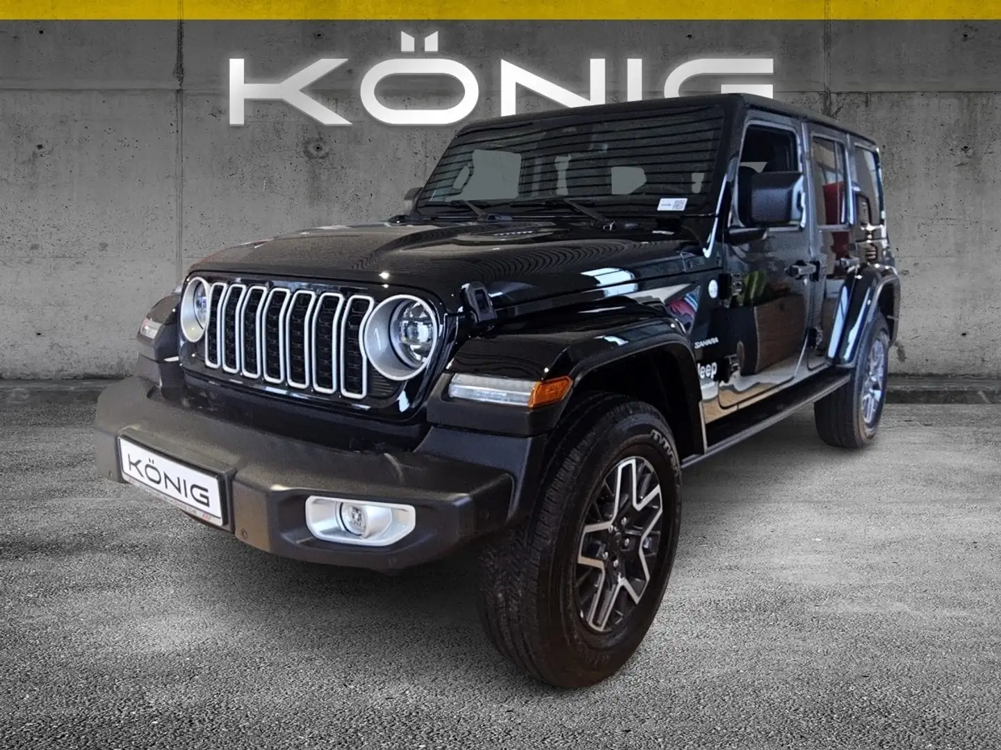 Jeep Wrangler ICEMY24 Sahara 2.0l GDI 272PS 4x4 AT8 Schwarz - 1