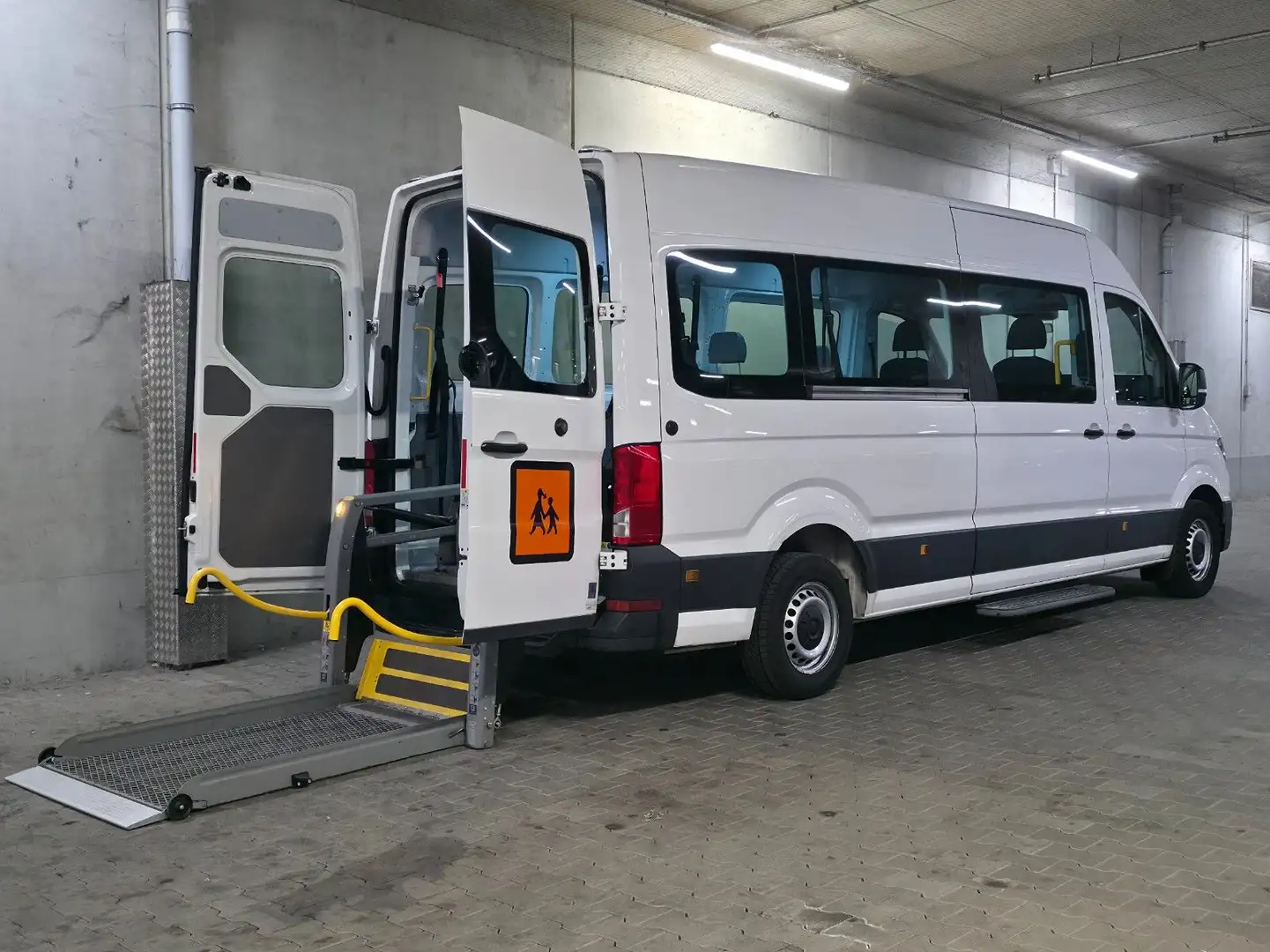 Volkswagen Crafter L3H2 AMF Rollstuhllift Smartfloor Blanc - 1
