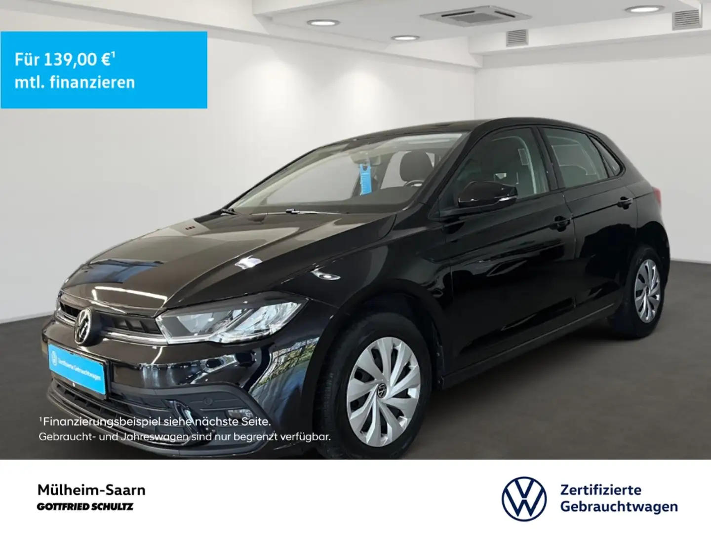 Volkswagen Polo VI 1.0 TSI Navi LED APP-Connect Sitzheizung Schwarz - 1
