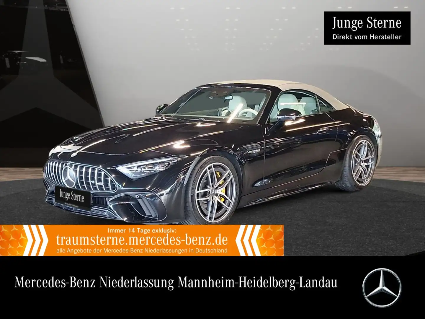 Mercedes-Benz SL 63 AMG Cab. 4M Fahrass WideScreen Sportpak HUD Negro - 1