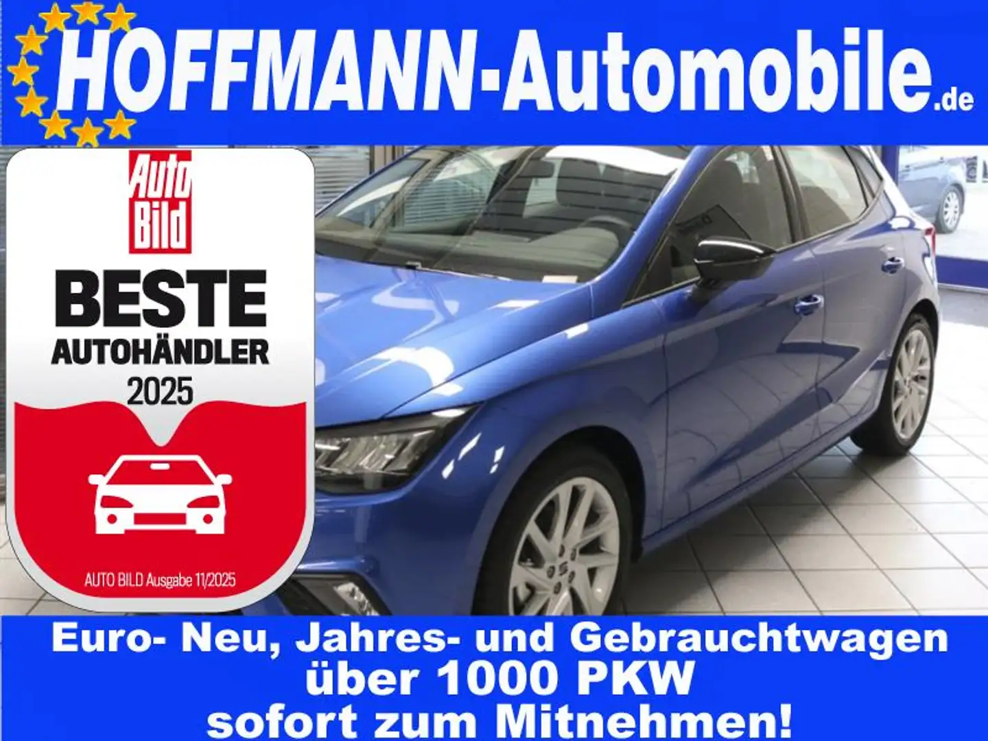 SEAT Ibiza FR virtual Cockpit,PDC,Rückf.-kamera,SHZ Bleu - 1