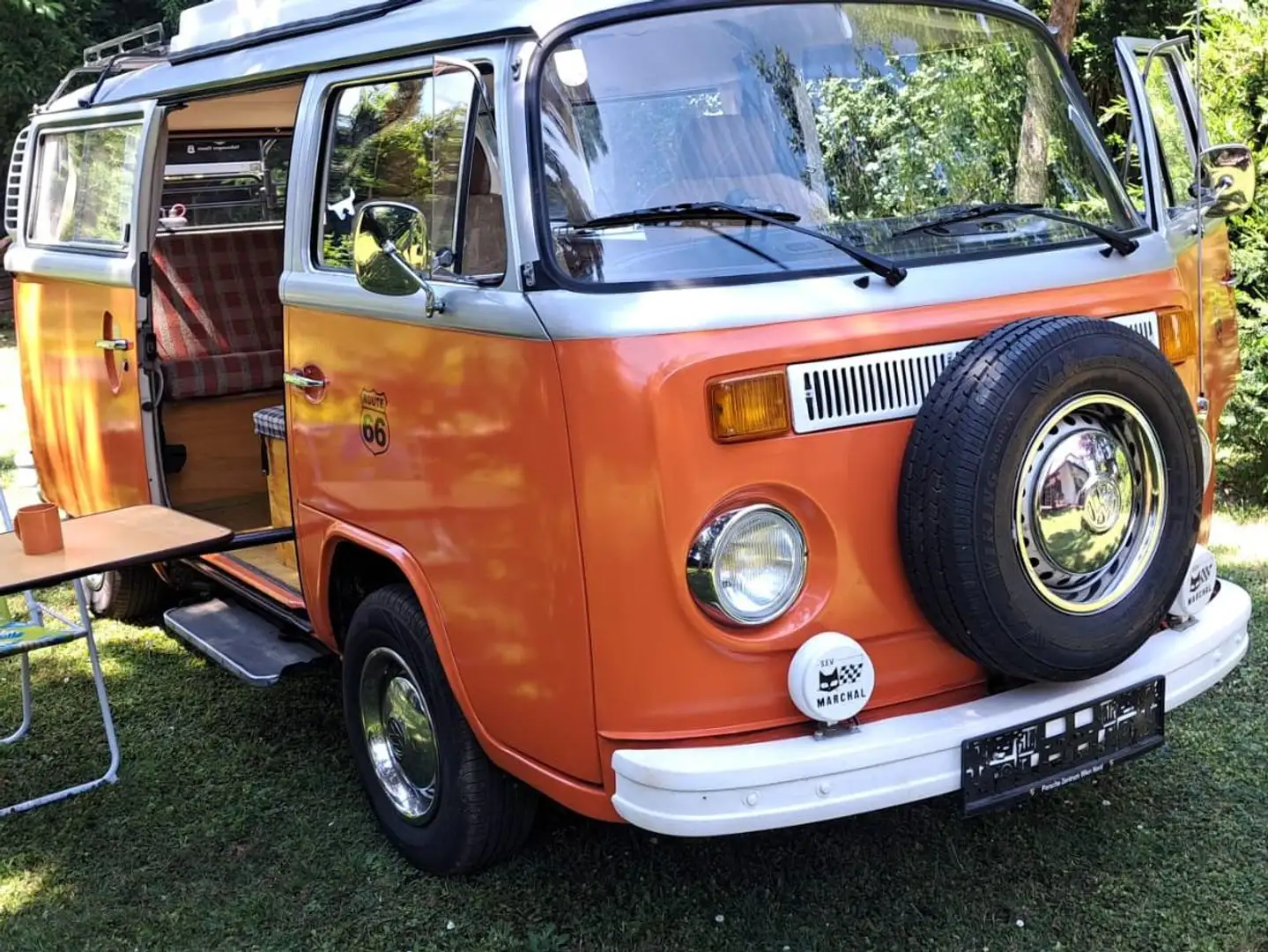 Volkswagen T2 2,0, Camper Oranje - 1