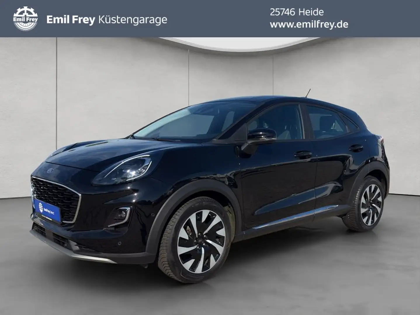 Ford Puma 1.0 EcoBoost Hybrid TITANIUM GJR LED KLIMA Zwart - 1