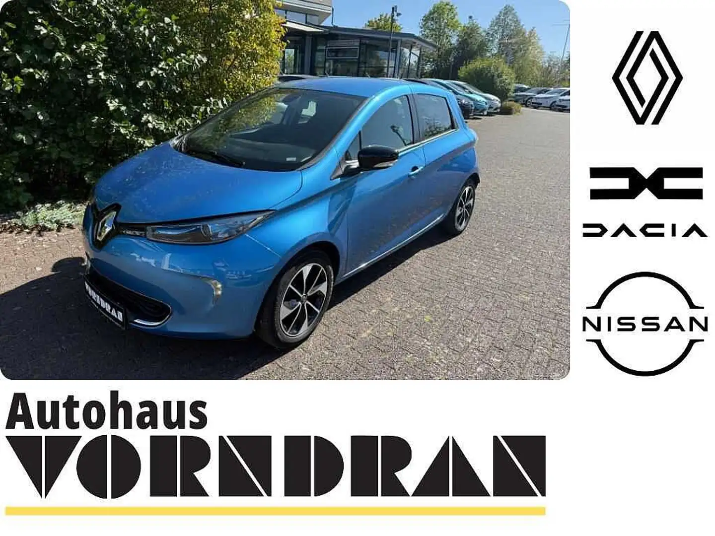Renault ZOE Intens ZE40 SHZ PDC+Kamera, DAB Batteriemiete Blau - 1