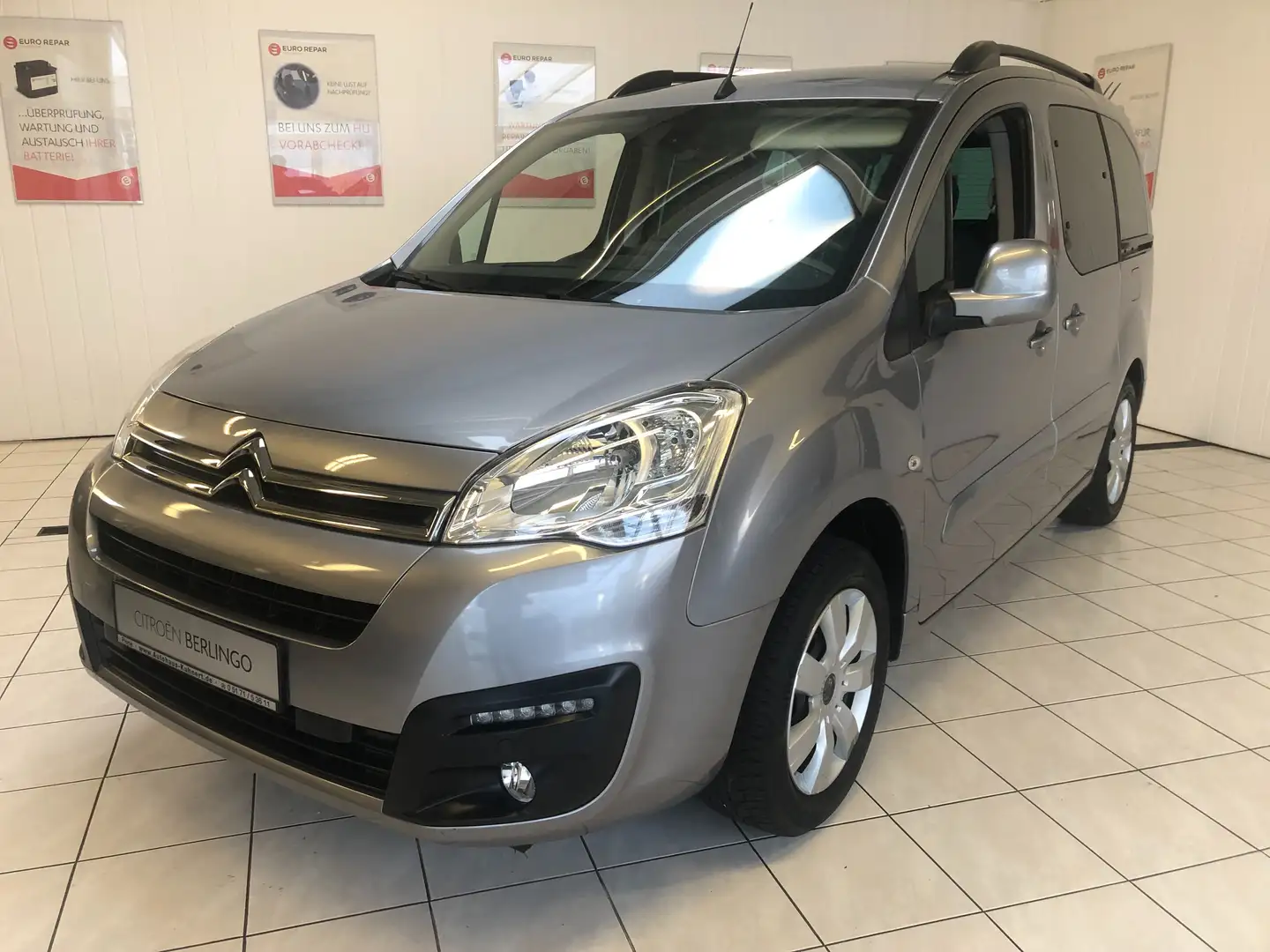 Citroen Berlingo PT 110 AHK Kamera Apple CarPlay 3 Einzelsitze ... Grau - 2