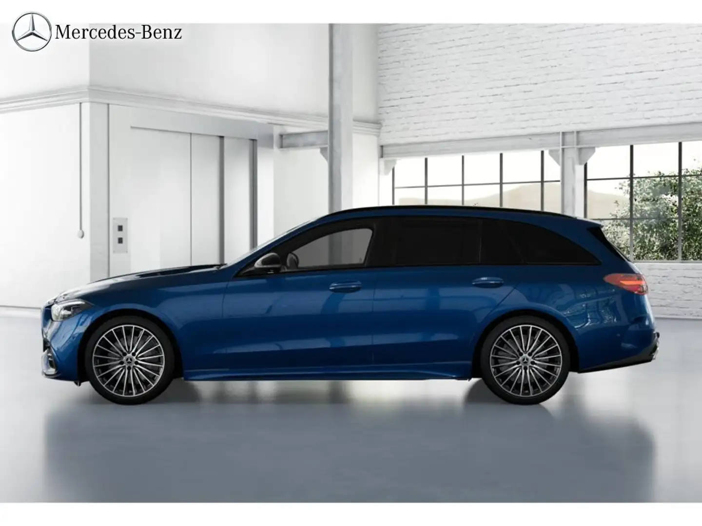 Mercedes-Benz C 200 T AMG MBUX+360°+DIG-LED+Pano+AHK+Distronic Blau - 2
