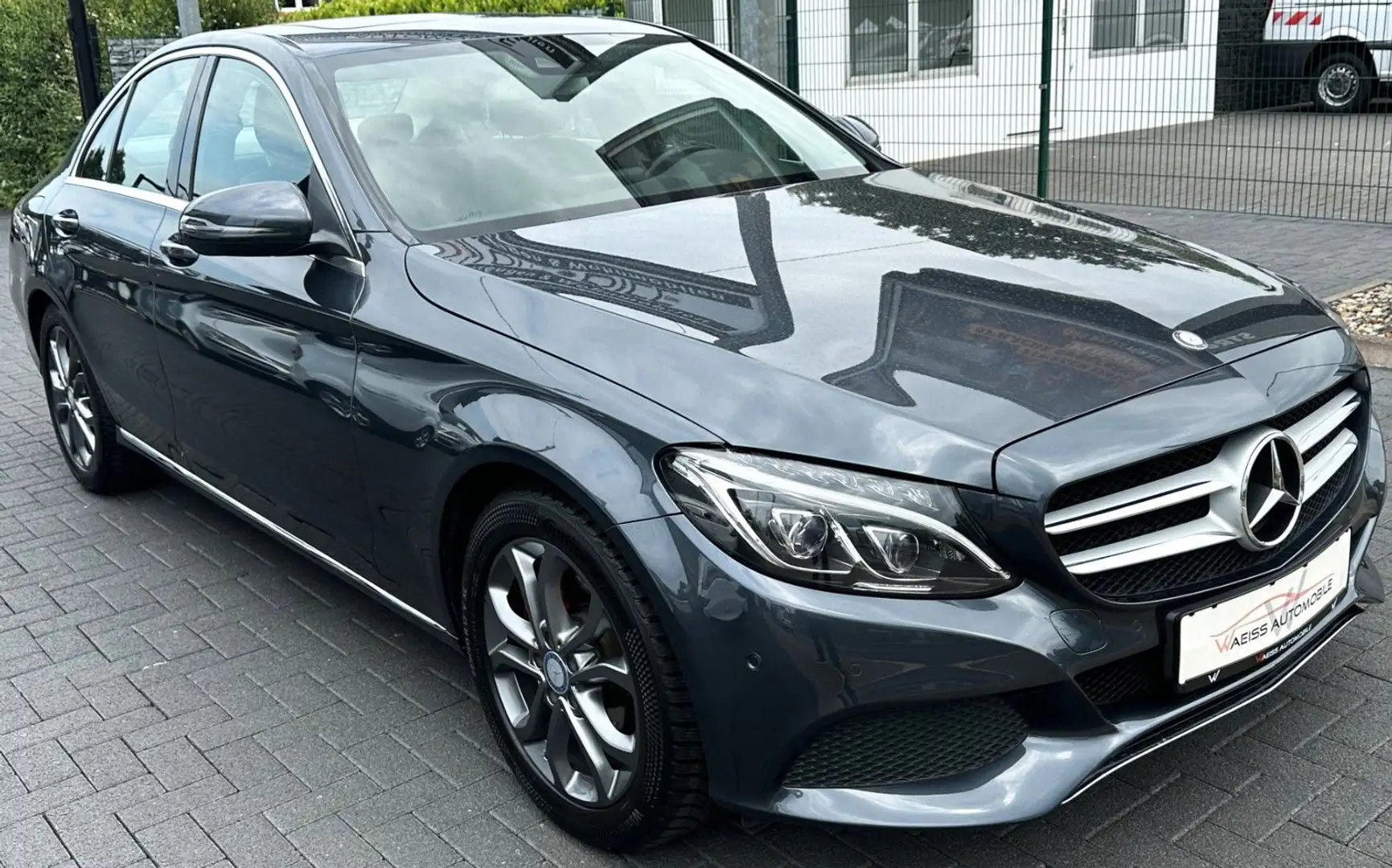 Mercedes-Benz C 220 Avantgarde LED|Navi|Teilleder|Tempomat Gris - 1