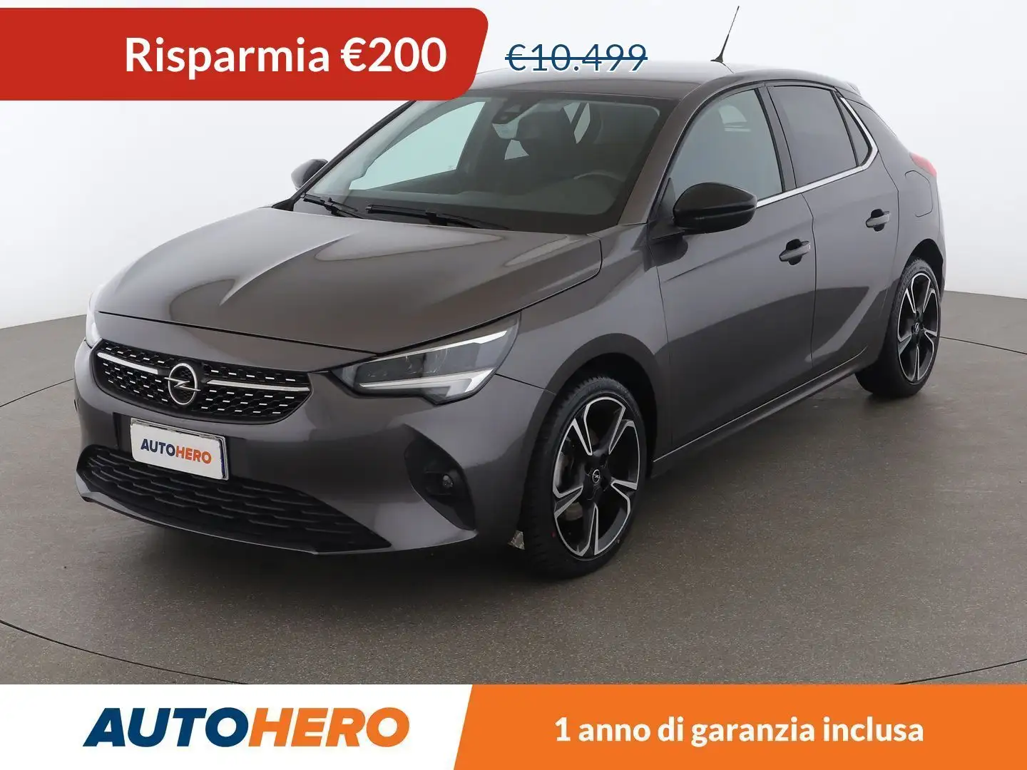 Opel Corsa 1.2 Turbo Elegance 100 CV Grigio - 1