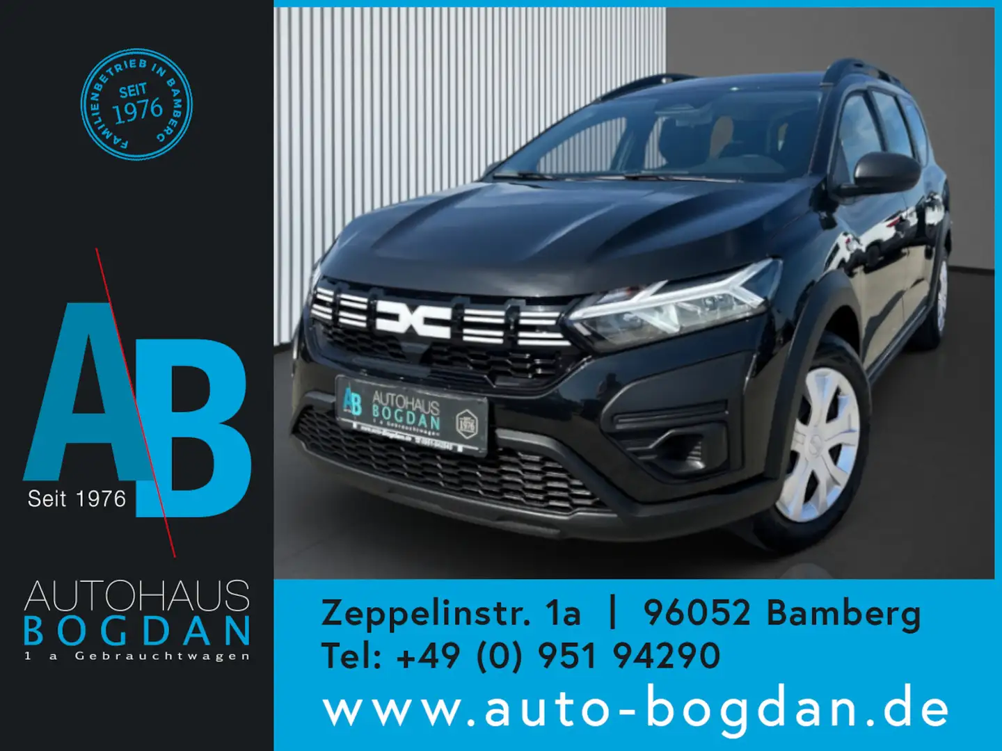 Dacia Jogger Comfort 7 Sitzer Tempomat*PDC*SHZ*DAB Schwarz - 1