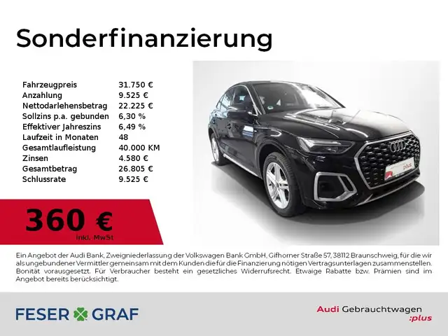 2023 Audi Q5 in Black for sale