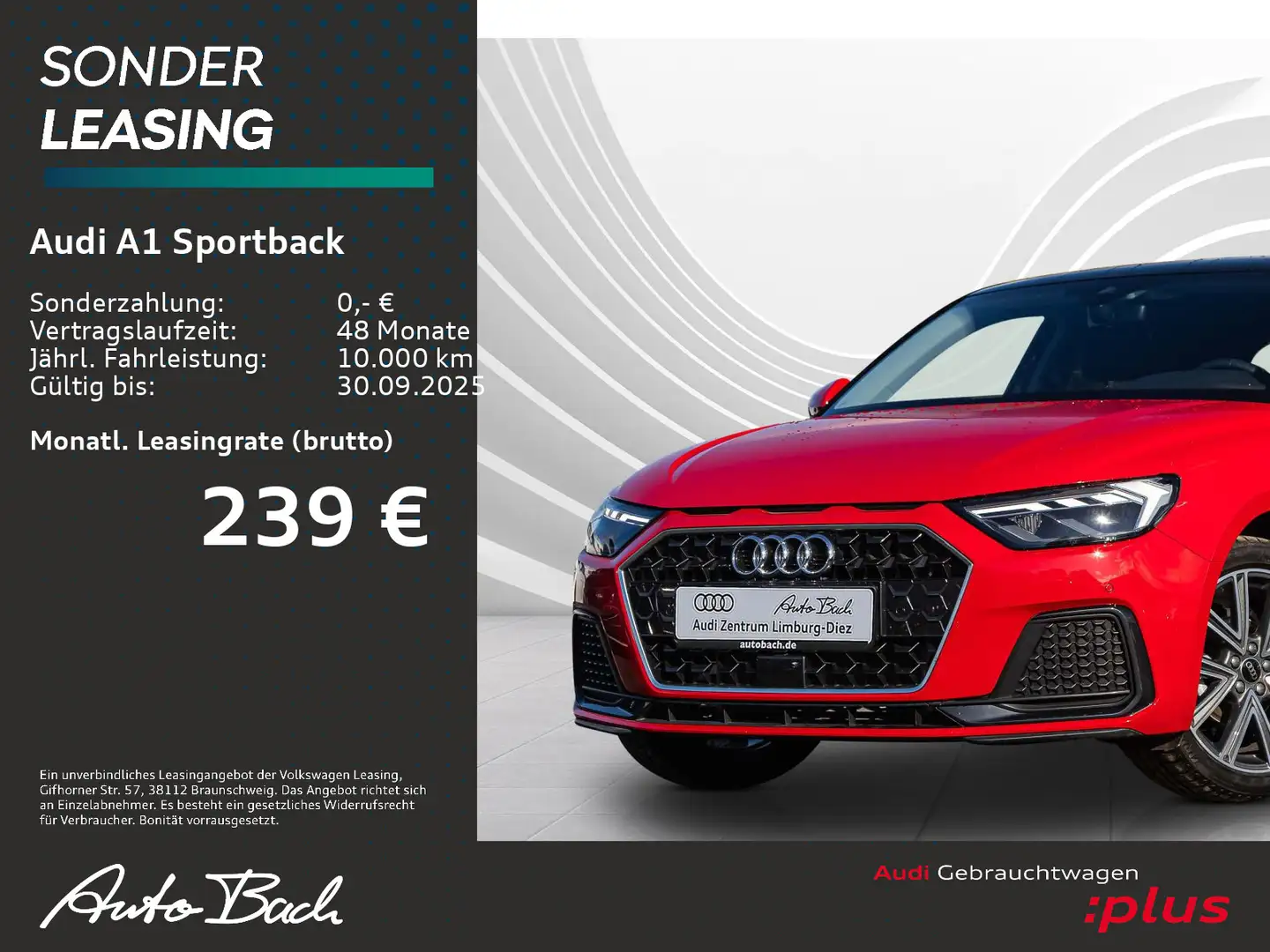Audi A1 advanced 25TFSI Stronic LED Sitzhei Rot - 2