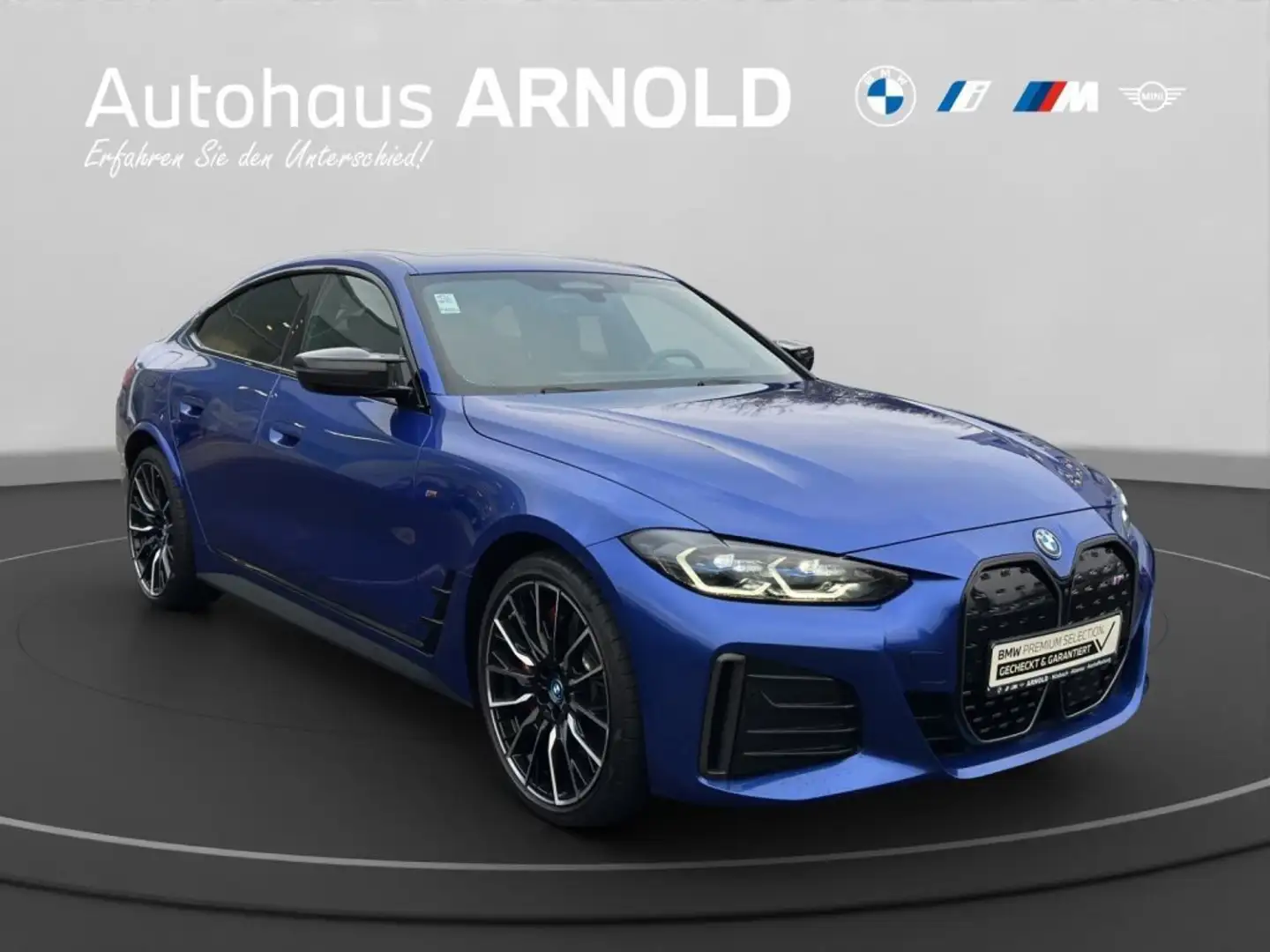 BMW i4 M50 Gran Coupé M Sportpaket Pro PanoDach. Lenkradh Blau - 1