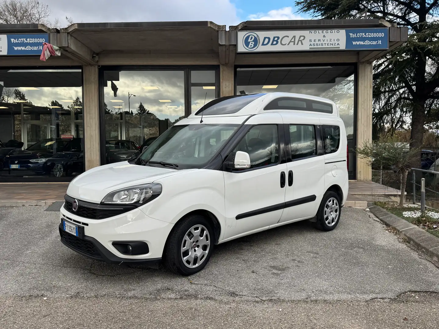 Fiat Doblo MAXI 1.6 mjt  TETTO ALTO  TRASPORTO DIS ABILI Blanc - 2