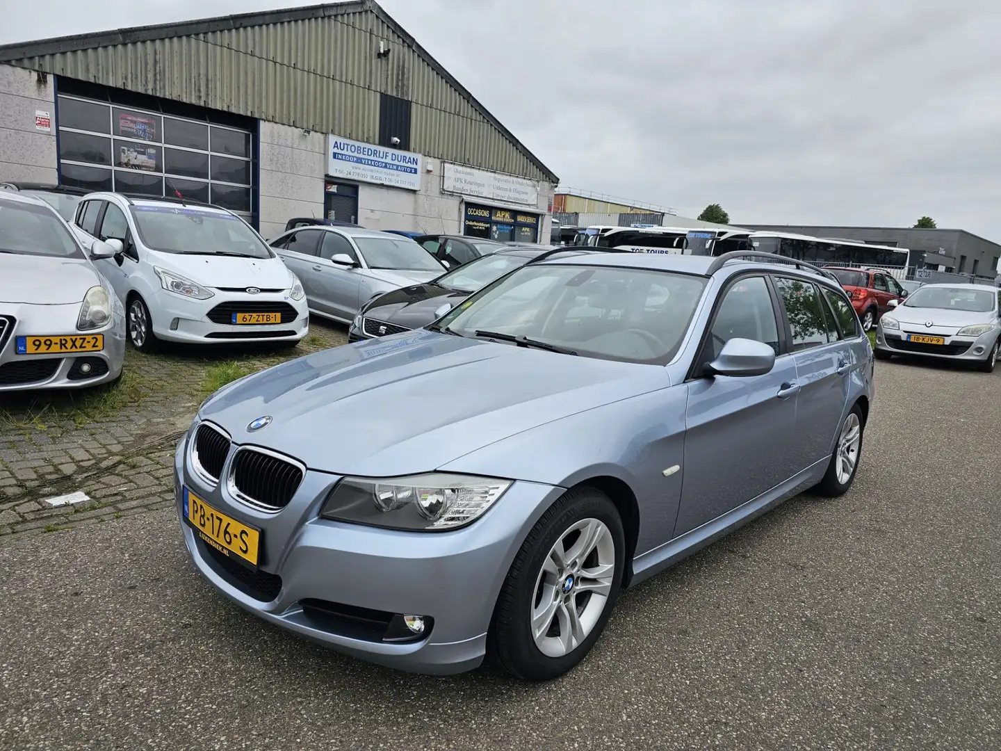 BMW 318 3-serie Touring 318i Clima Bj:2008 Niebieski - 1
