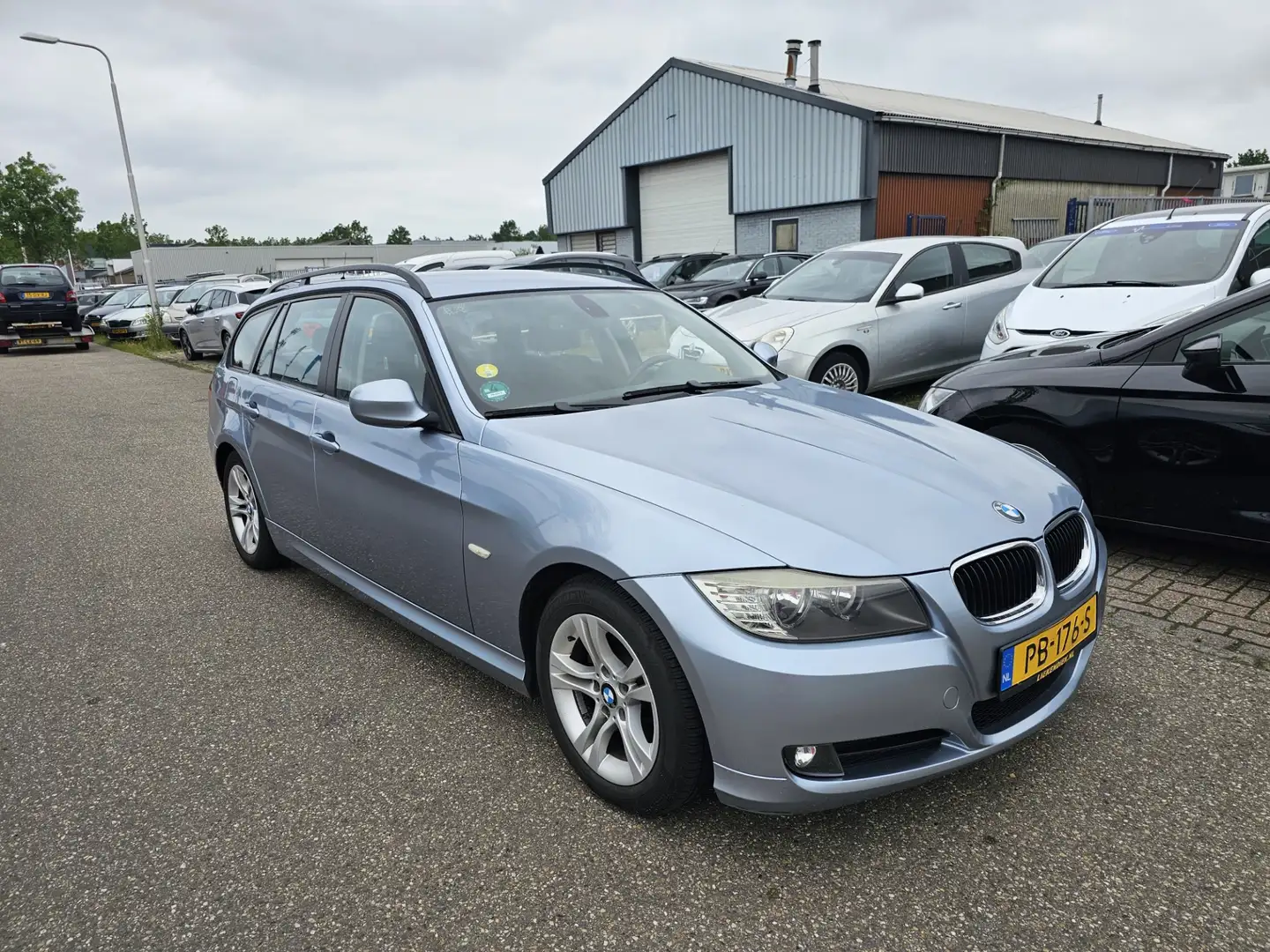 BMW 318 3-serie Touring 318i Clima Bj:2008 Niebieski - 2