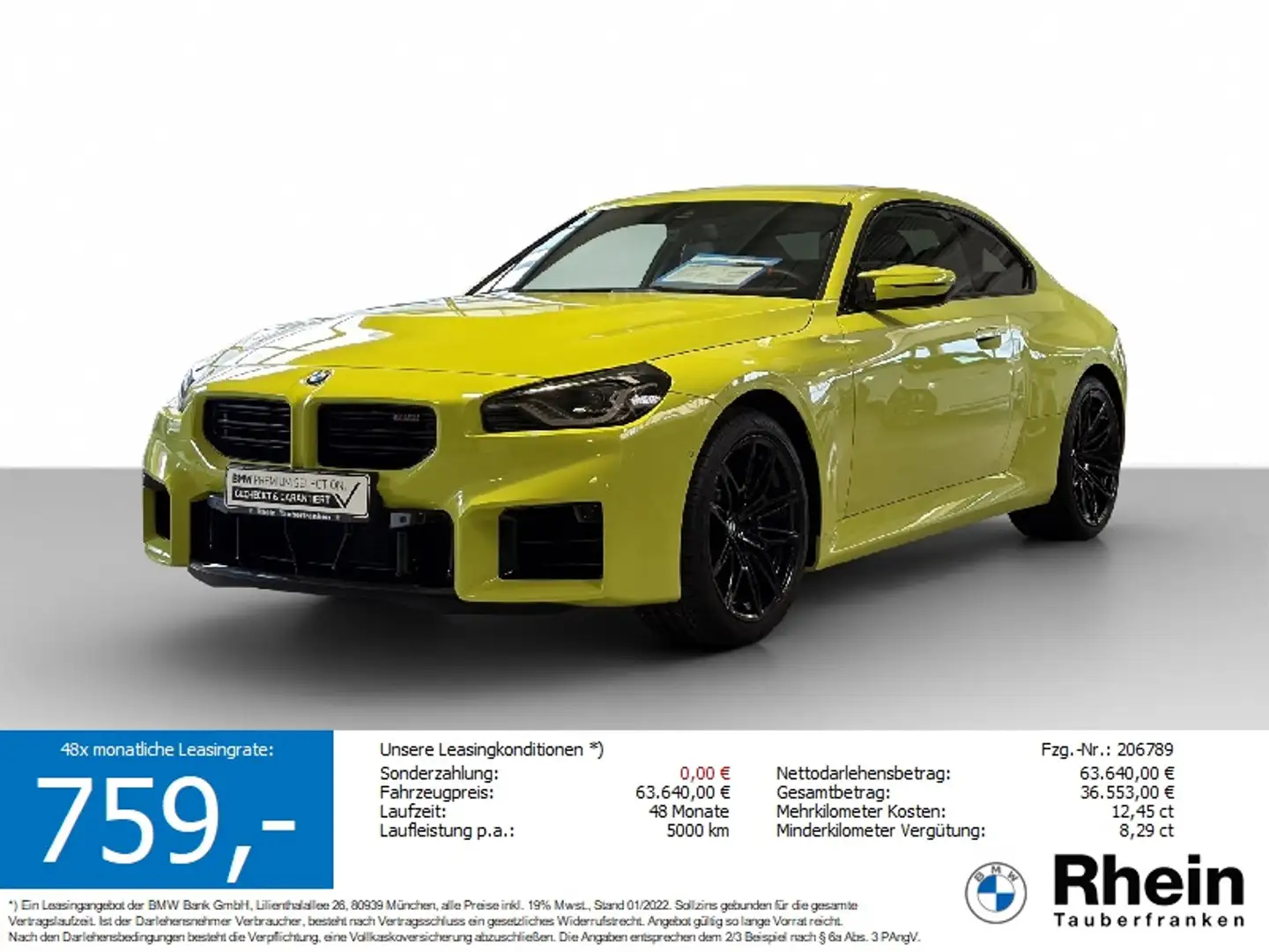 BMW M2 Harman*NaviProf*Parkassist* Giallo - 1